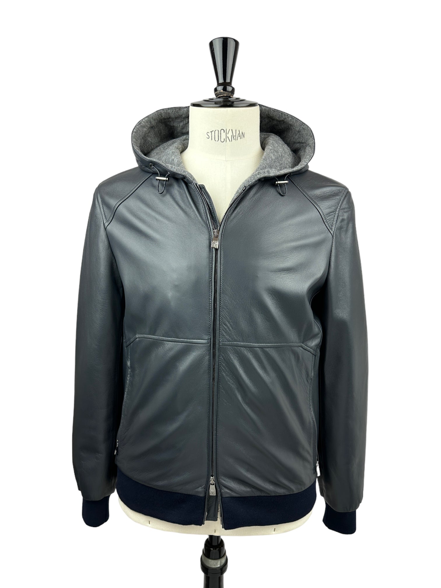 corneliani leather jacket