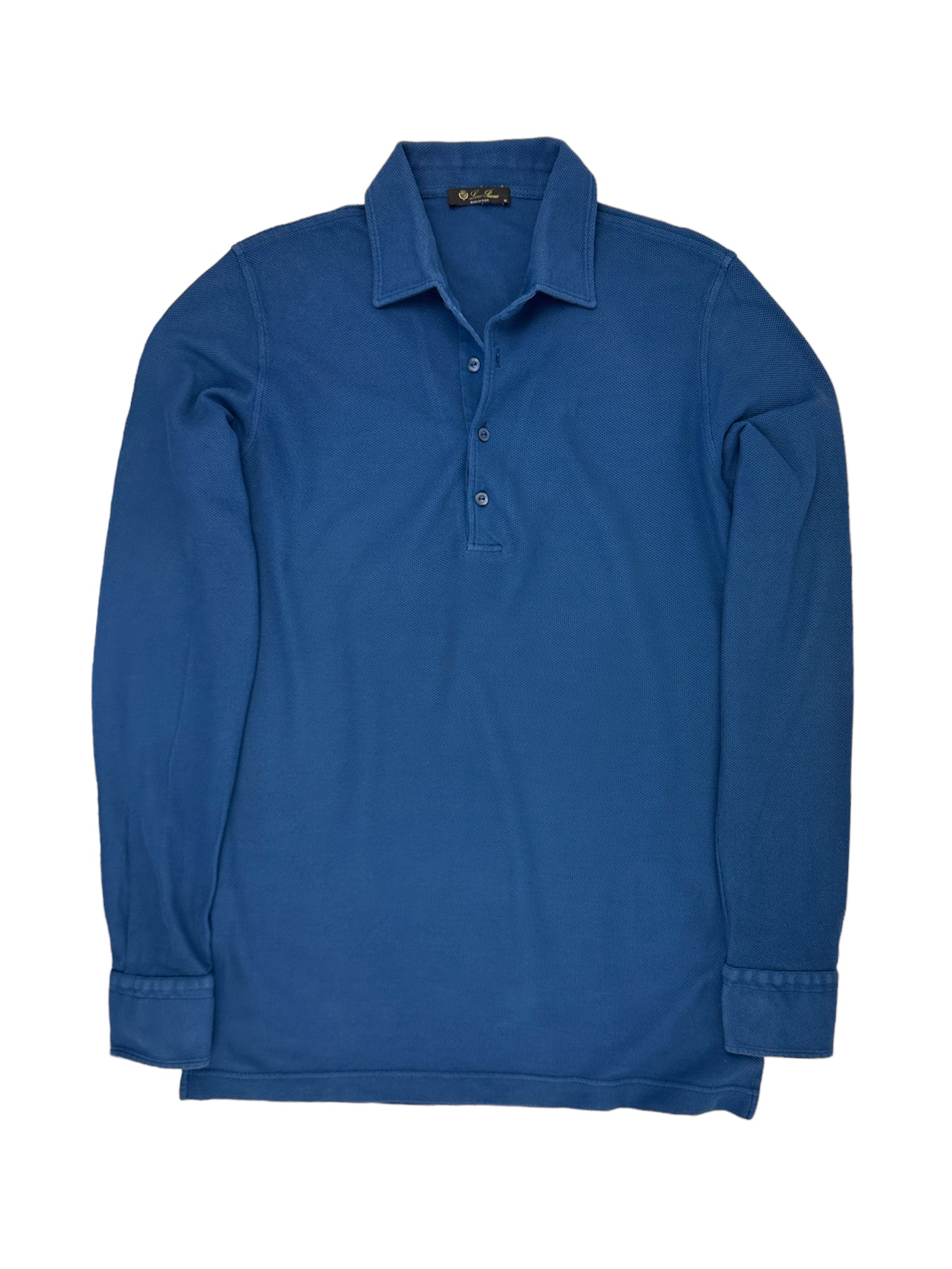 Loro Piana Slim-Fit Stretch-Katoen Piqué Polo Shirt