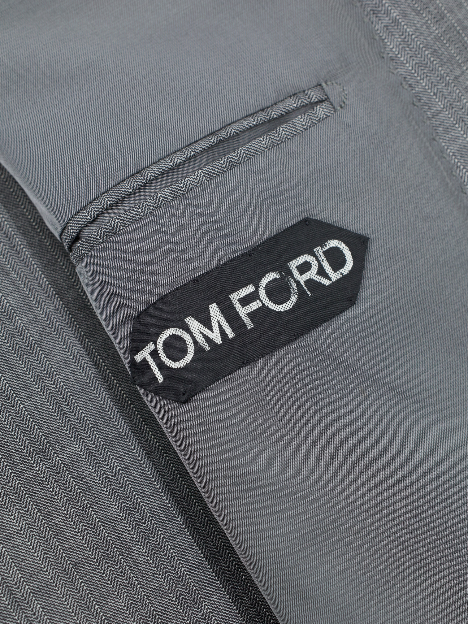 Tom Ford Grey Fine-Wool Multi-Striped Windsor Suit