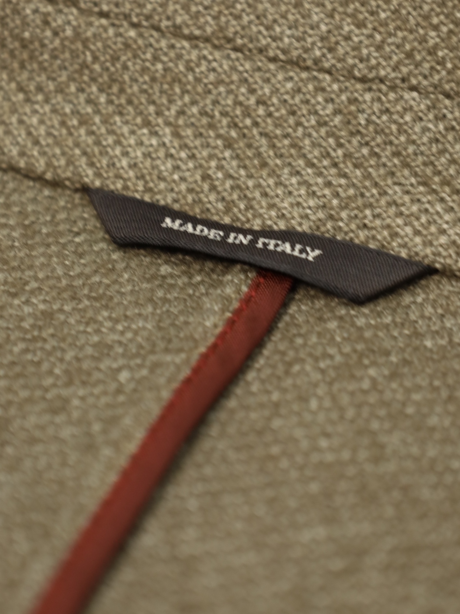 Loro Piana Taupe Silk & Cashmere Knitted Blazer