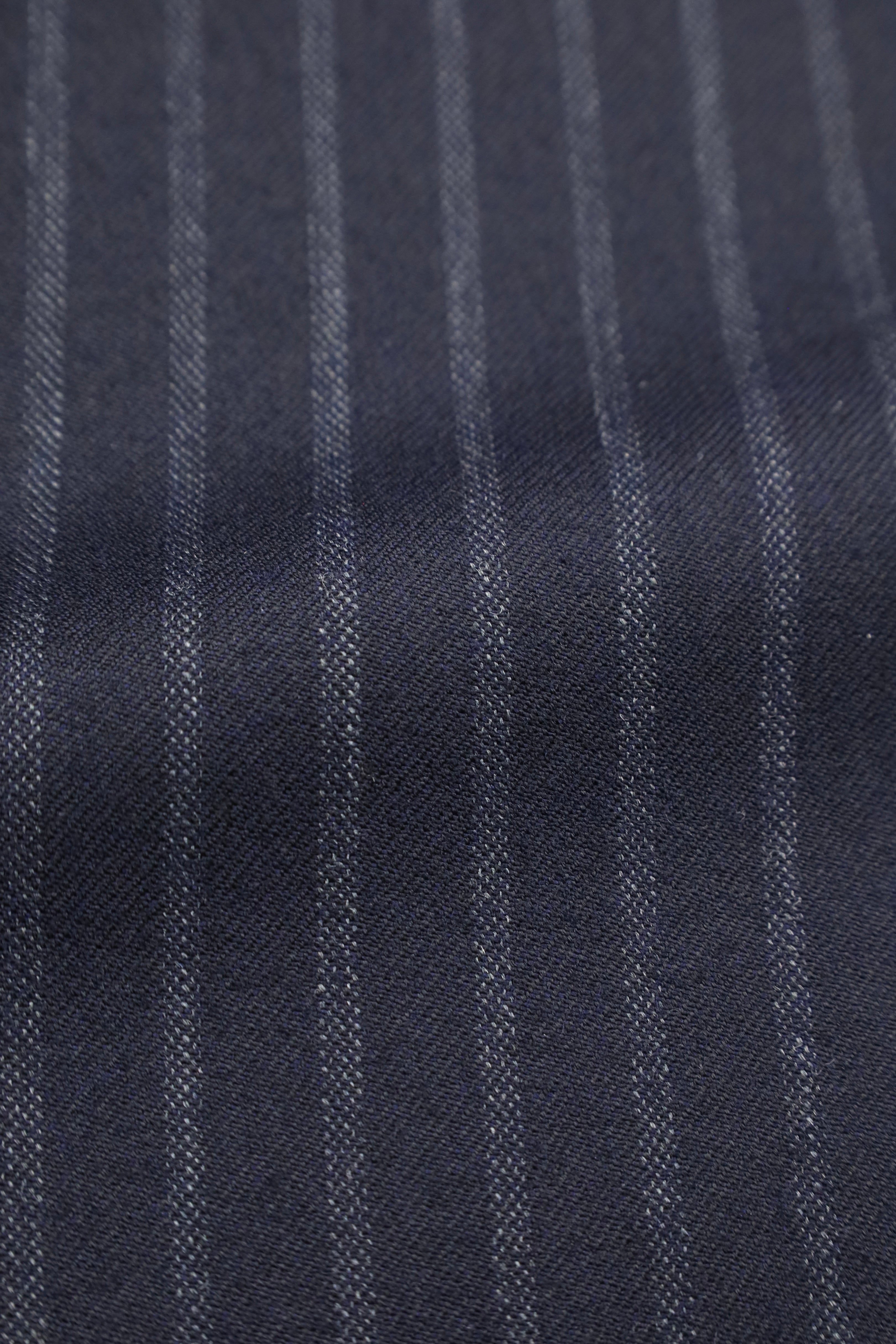 Ermenegildo Zegna Navy Trofeo Pinstripe Suit