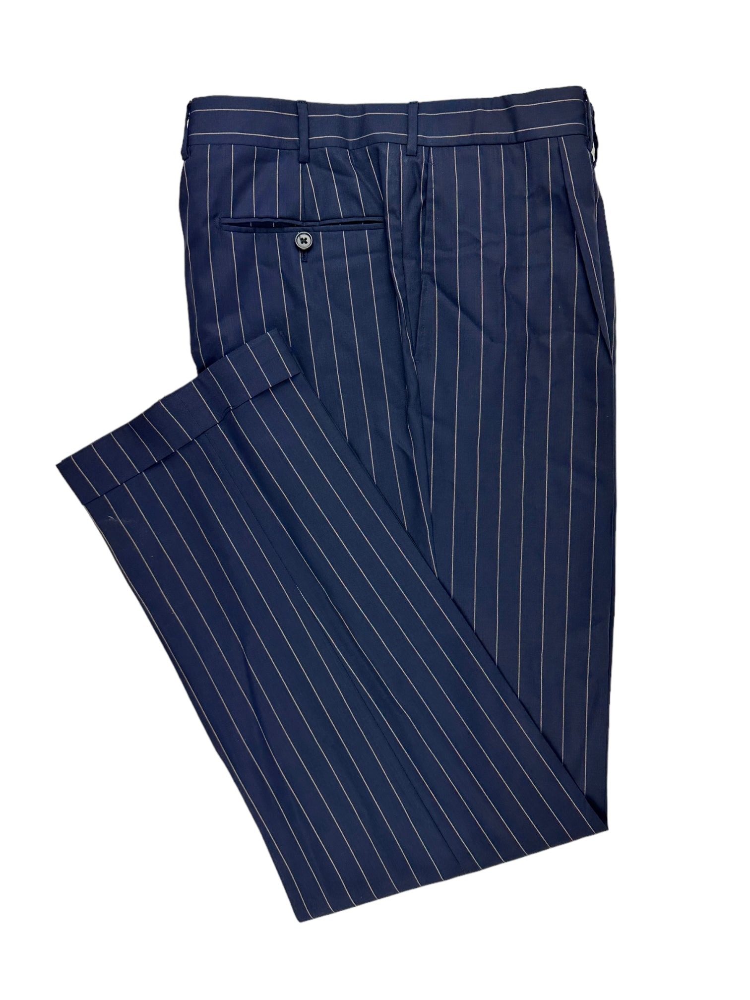 Corneliani Blue Super 150's Pinstripe Suit