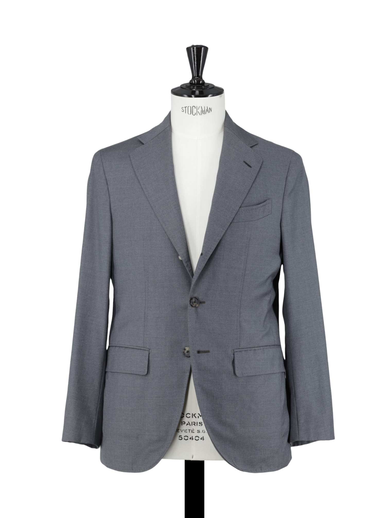 Caruso Grey Tasmanian Super 150's Wool Twill Purely-Handmade Suit