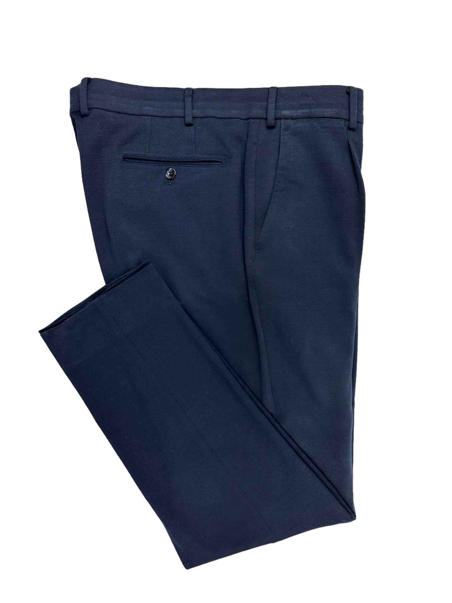 Blue discount flannel trousers