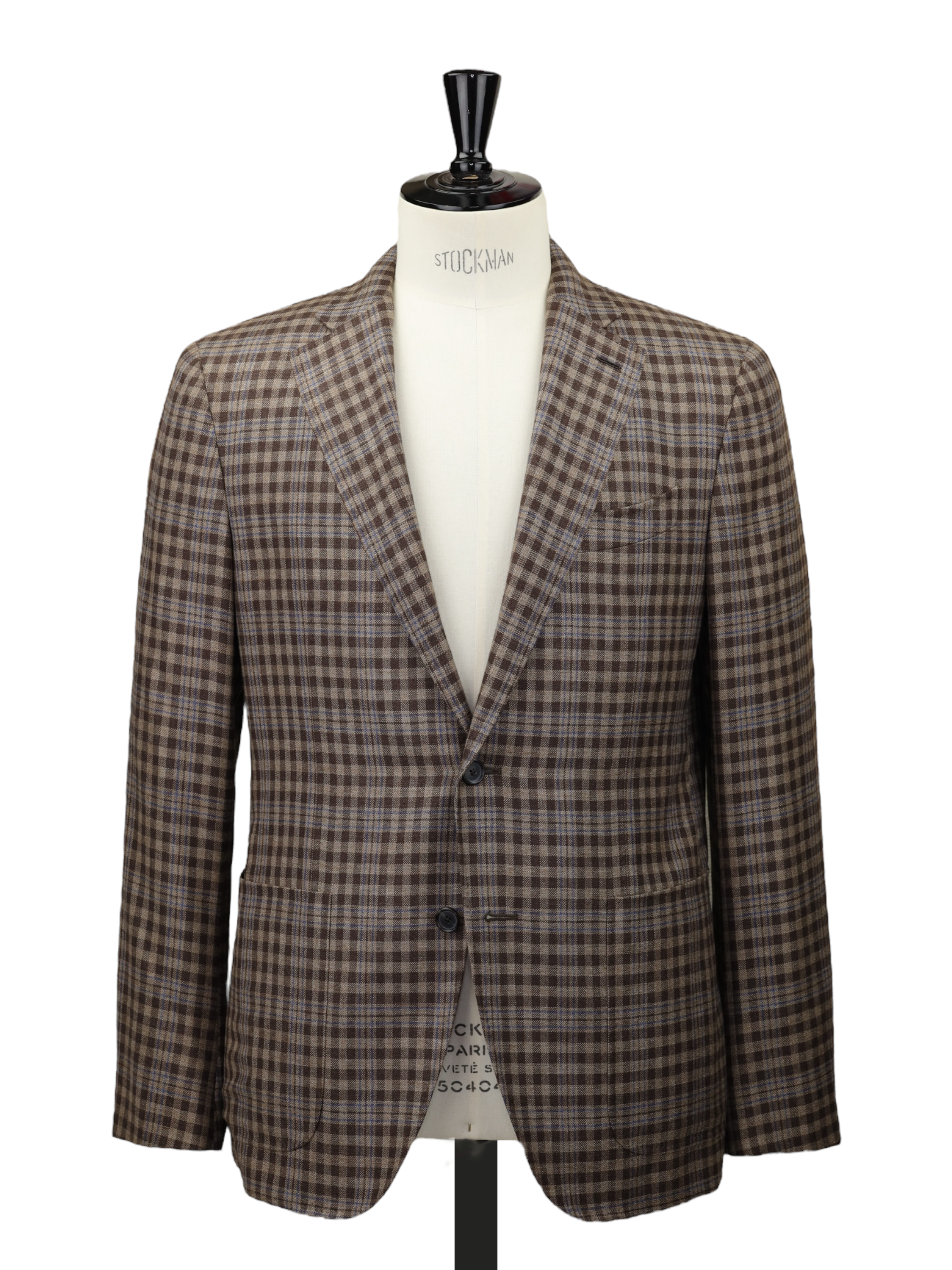 Caruso Brown & Blue Silk & Cashmere "Sunset" Boheme Jacket