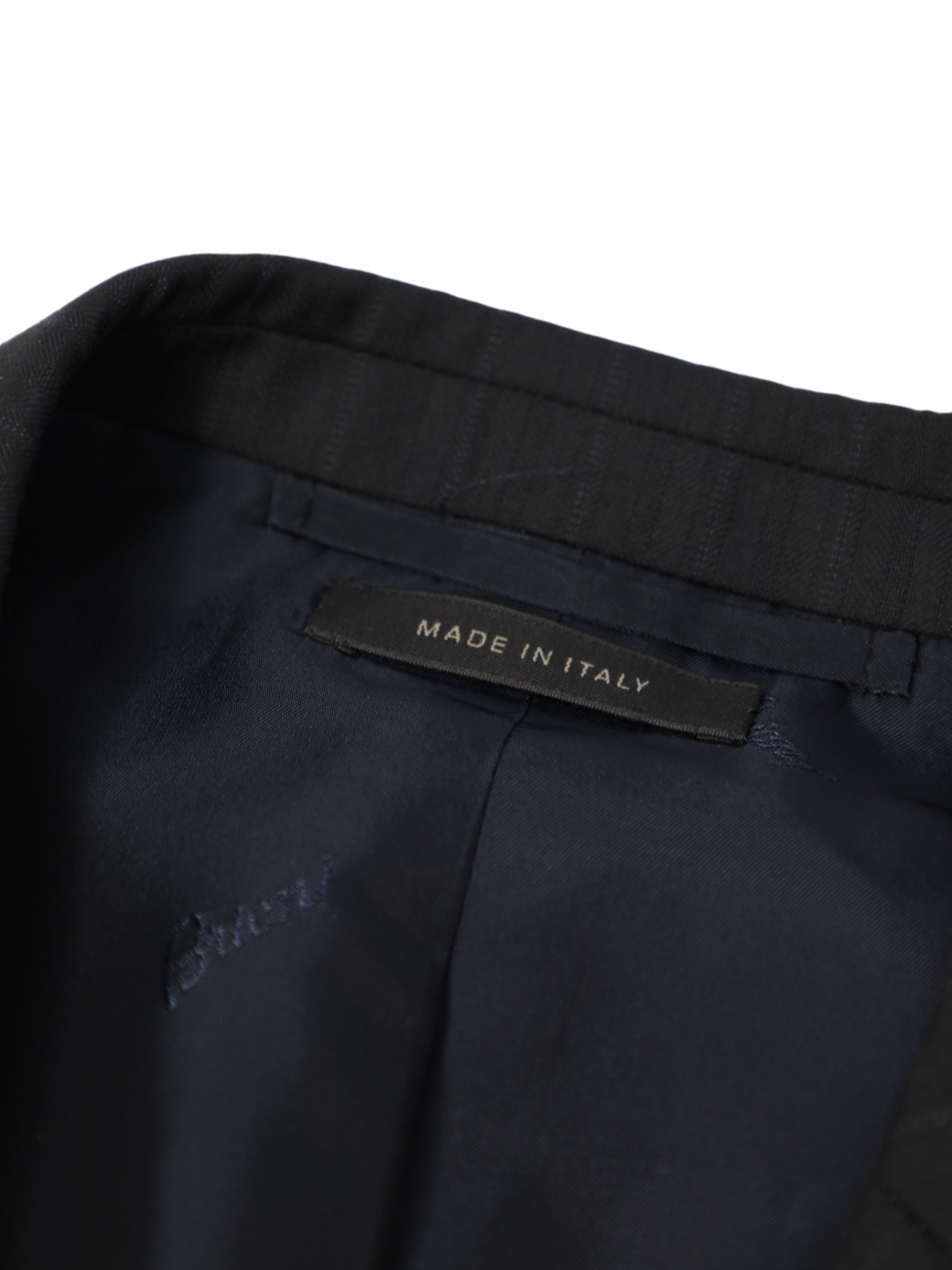 Brioni Black 3-Piece Shadow-Stripe Suit