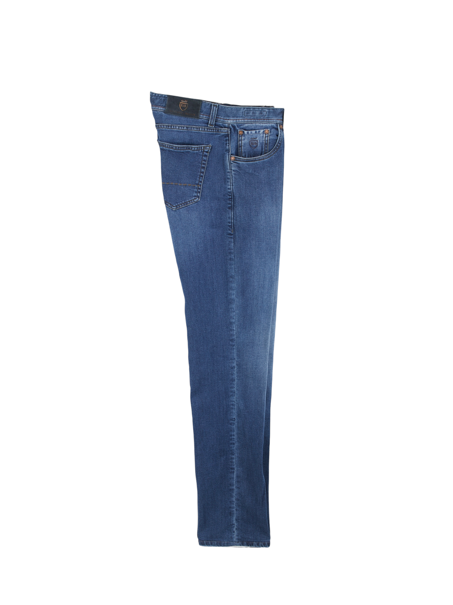 Richard J.Brown Blue Cotton-Stretch Denim "Tokyo-S" Jeans