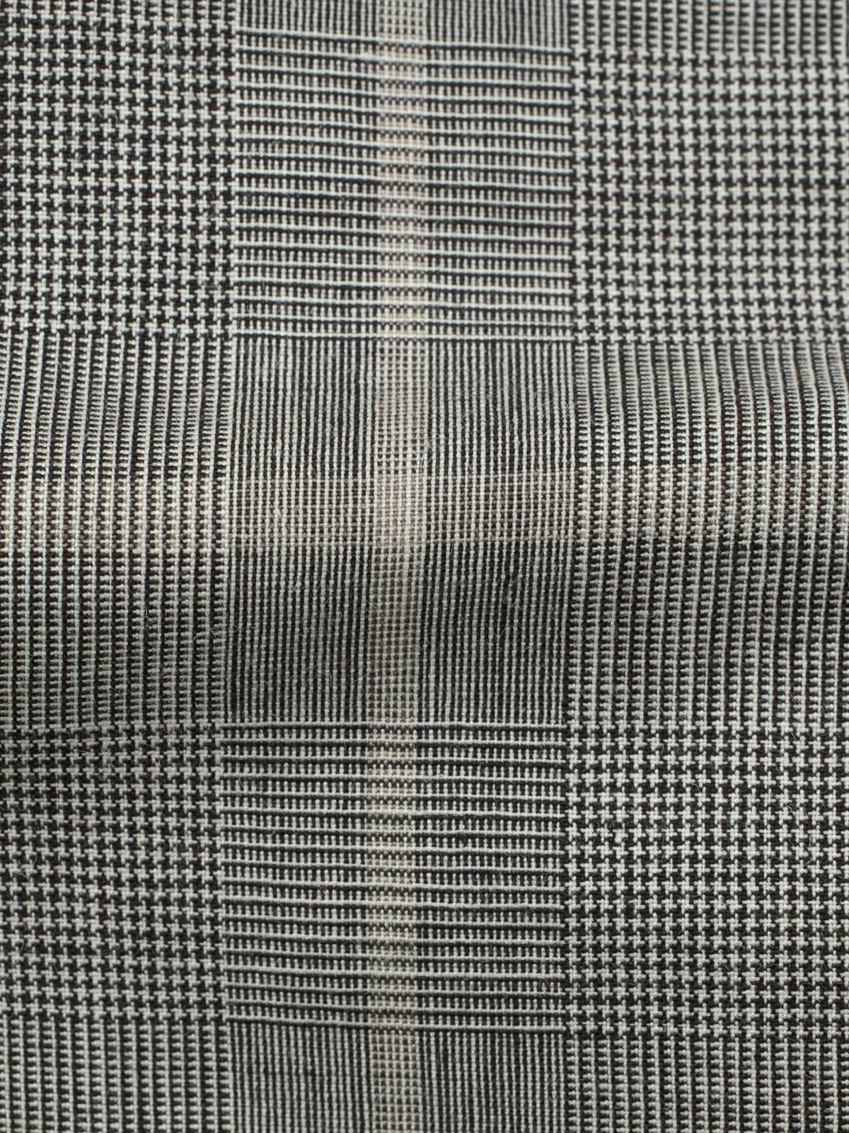 Cesare Attolini Taupe Wool, Silk & Linen Overcheck Summer Suit