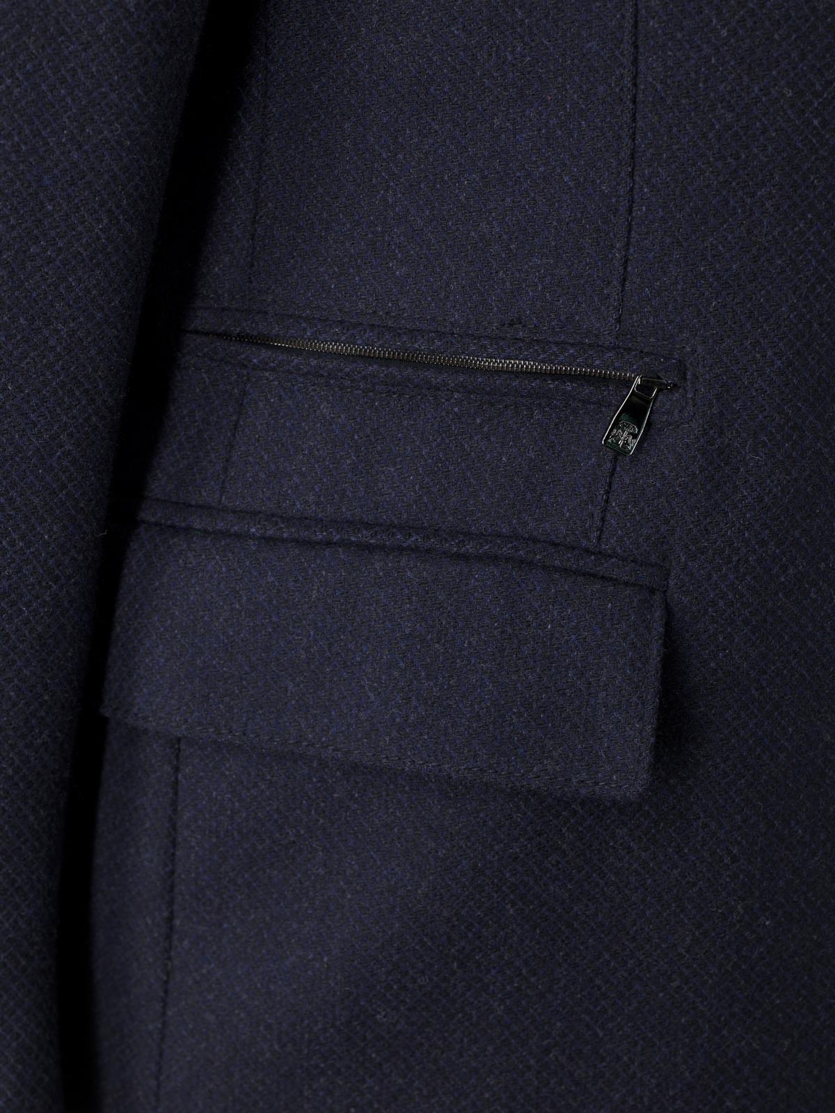 Corneliani ID Dark Blue Wool & Cashmere Milestone Fall Vespa Jacket