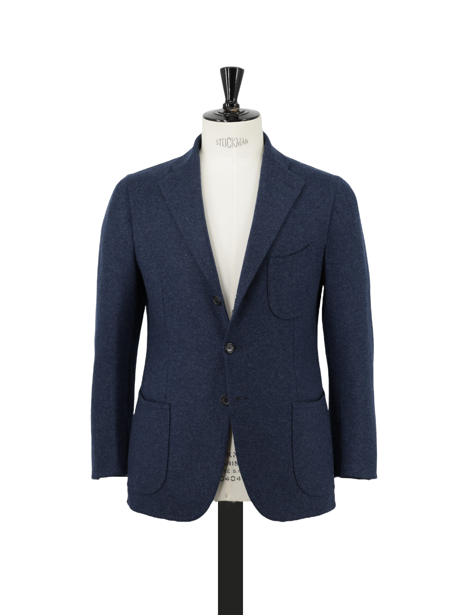 Cesare Attolini Blue Double-Faced Wool & Cashmere Jersey Jacket