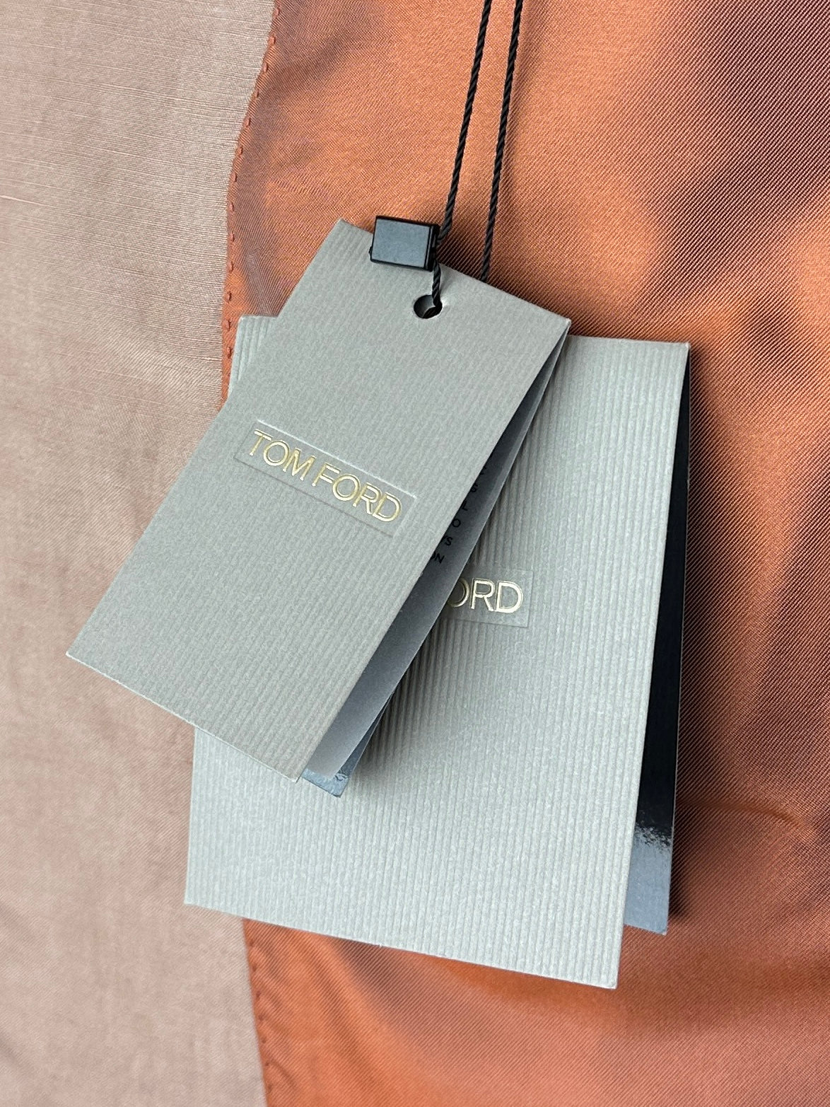 Tom Ford Shelton lichtroze zijde- en linnenjas