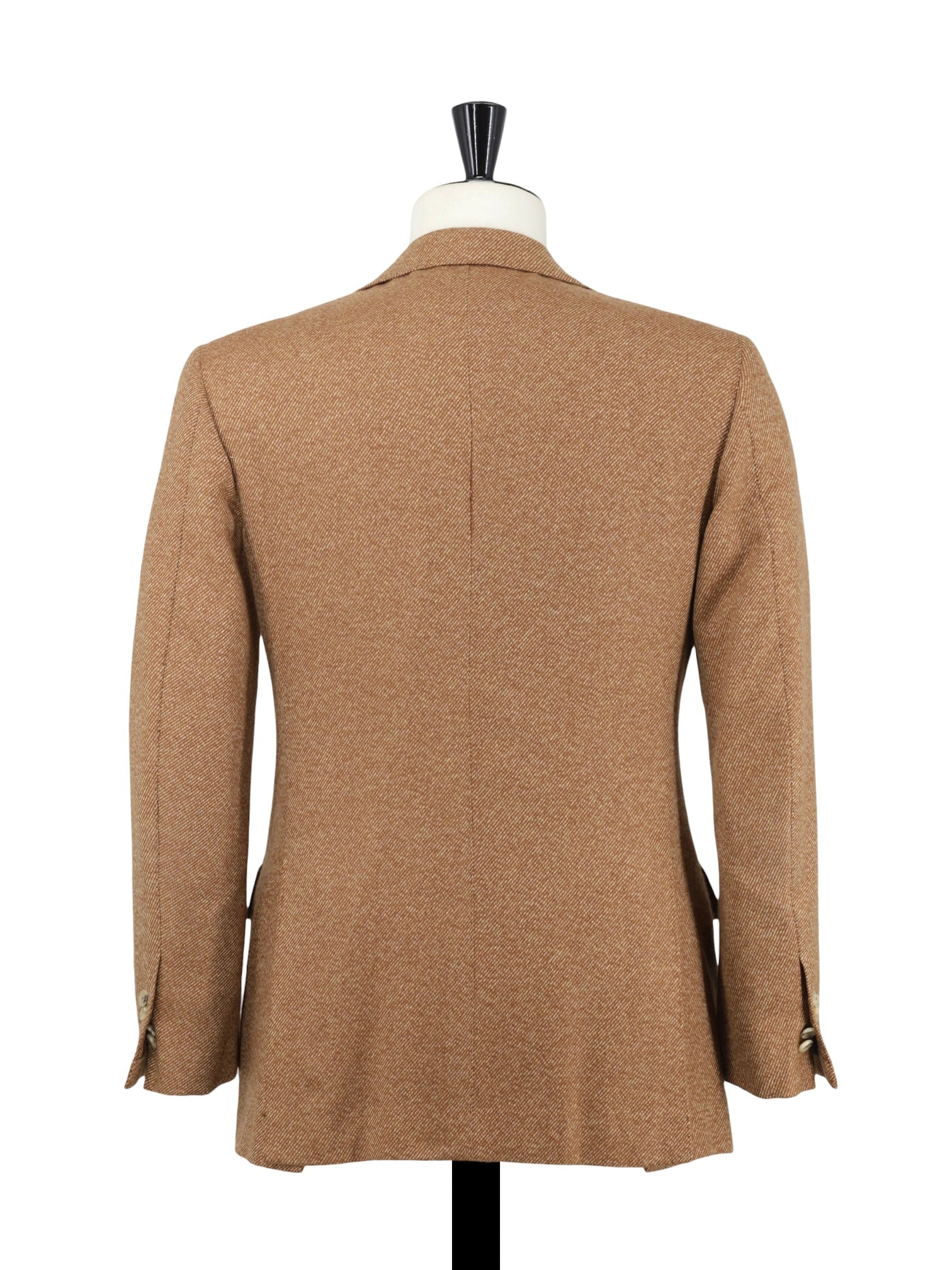 Cesare Attolini Caramel Brown Vintage Cashmere Twill Winter Jacket