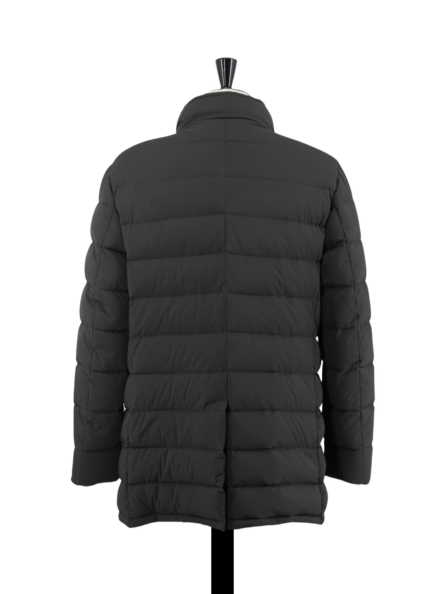 MooRER Dark Olive Goose-Down Padded Calegari-KN Coat