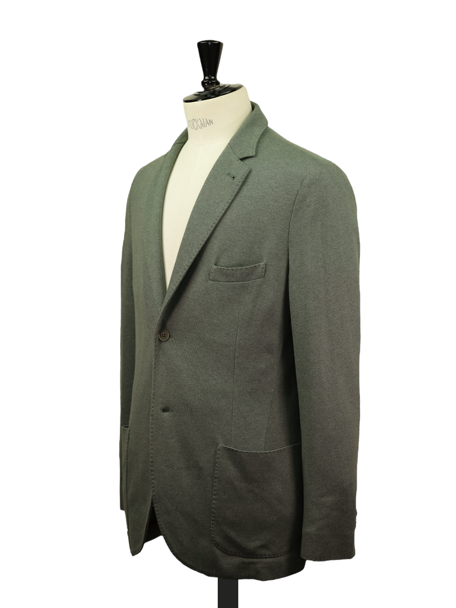 Loro Piana Sage Green Knitted Silk & Cashmere Tricot Jacket