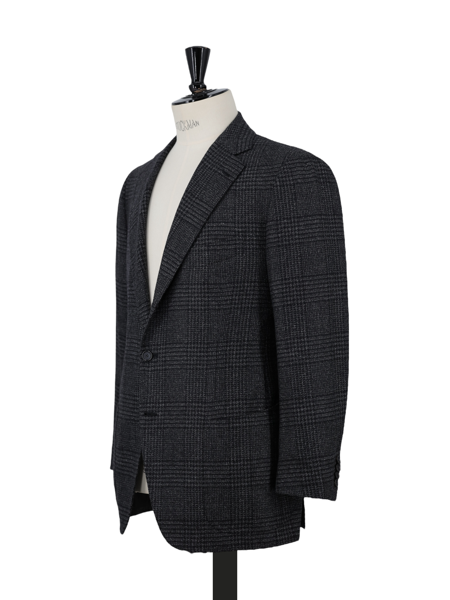 Cesare Attolini Dark Grey Super 120's Prince of Wales Jacket