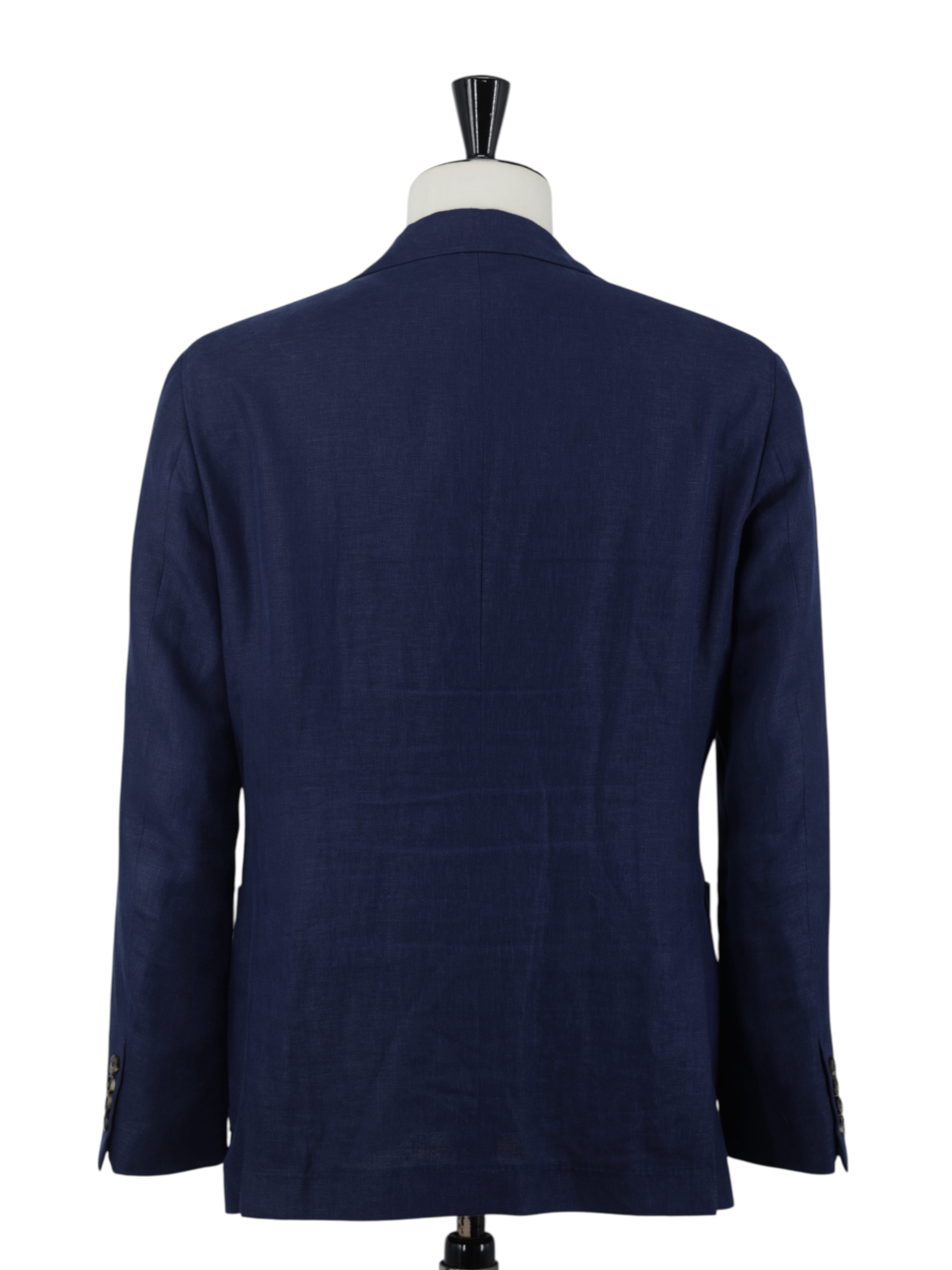Brunello Cucinelli Marine Blue Linen, Wool & Silk Summer Jacket
