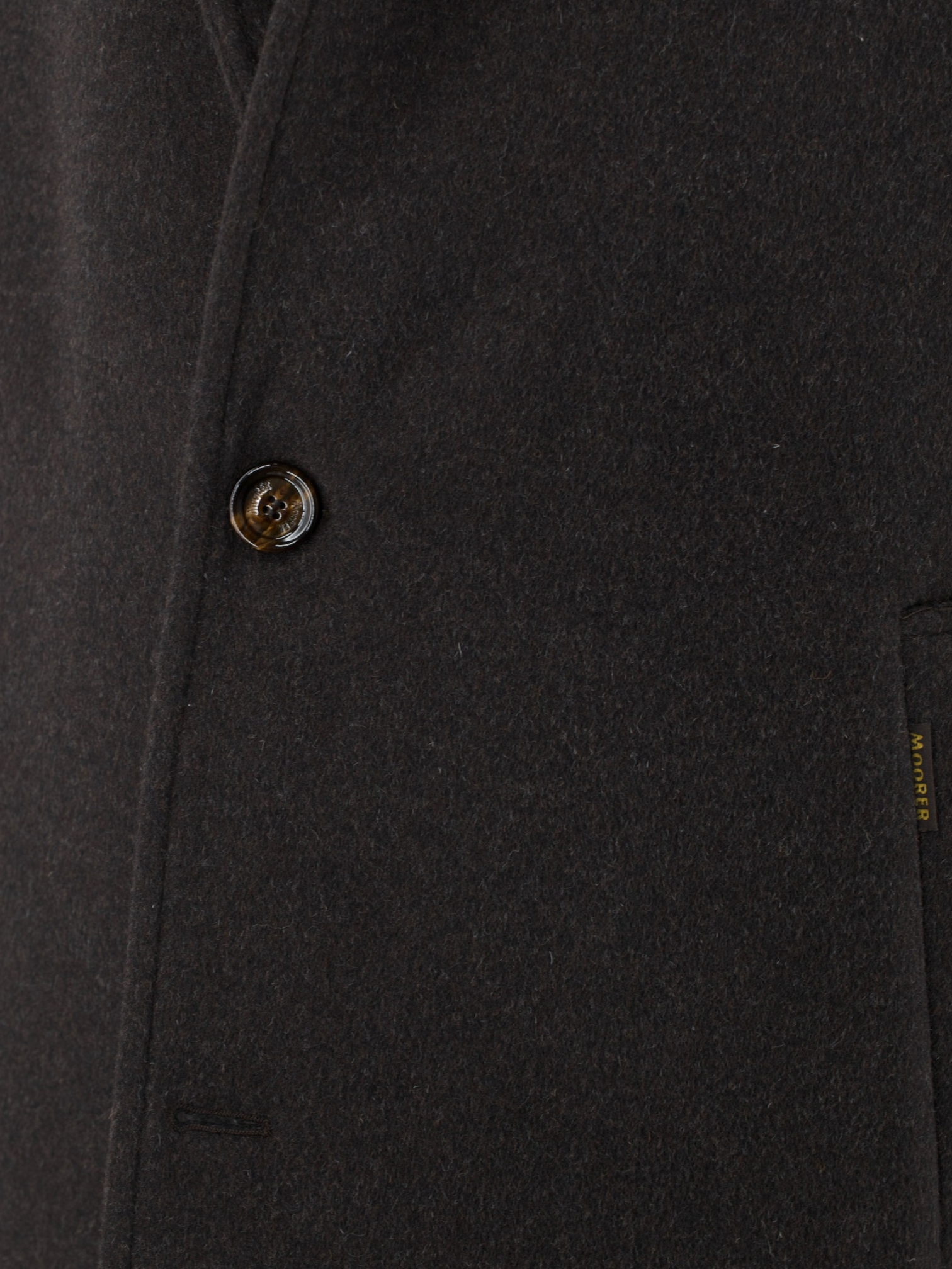 MooRER Dark Brown Wool & Cashmere Winter "Monferrato" Coat