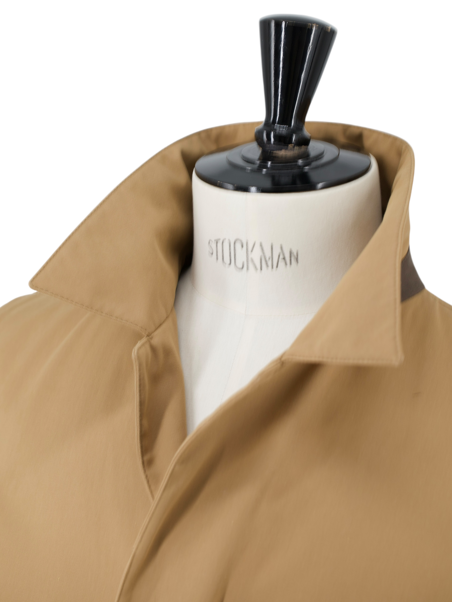 Canali Brown Cotton-Twill Water Repellent Carcoat