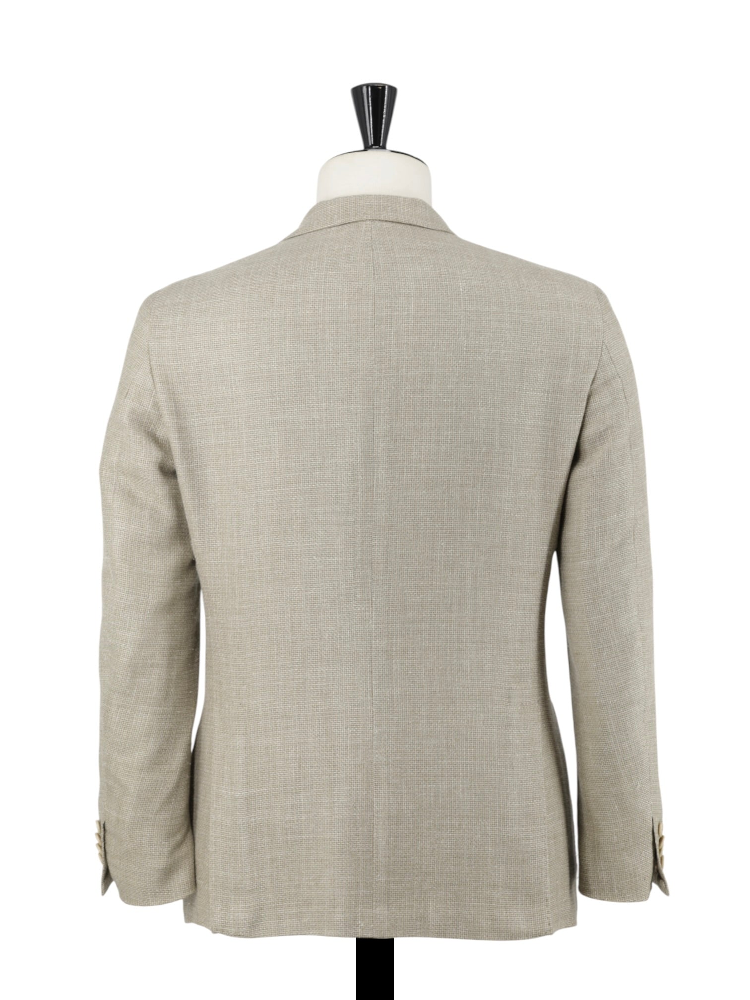 Loro Piana Pistache Green Wool, Silk & Linen Plain-Weave Jacket
