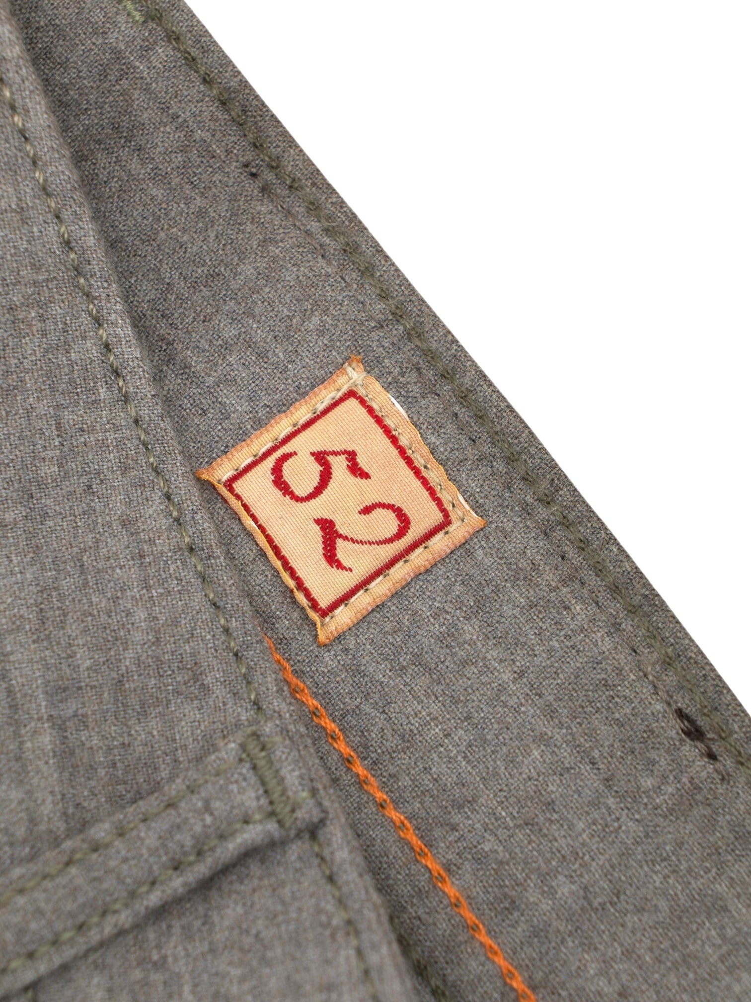 Marco Pescarolo Taupe Soft Cashmere-Stretch 5-Pocket Chino