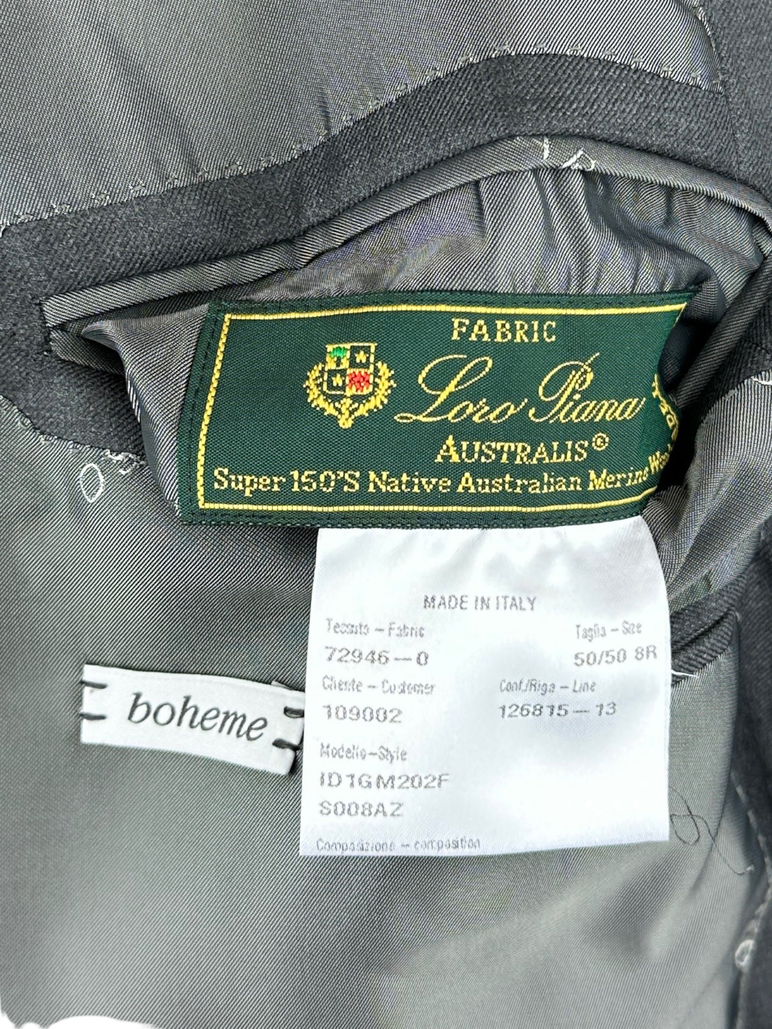 Caruso Anthracite Boheme Suit + Extra Trousers