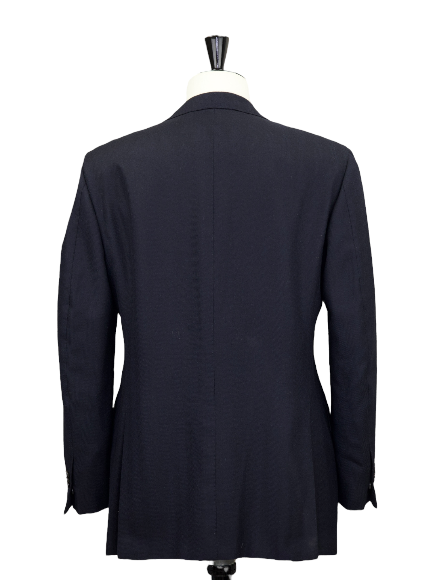 Cesare Attolini Black Wool, Camel & Cashmere Herringbone Jacket