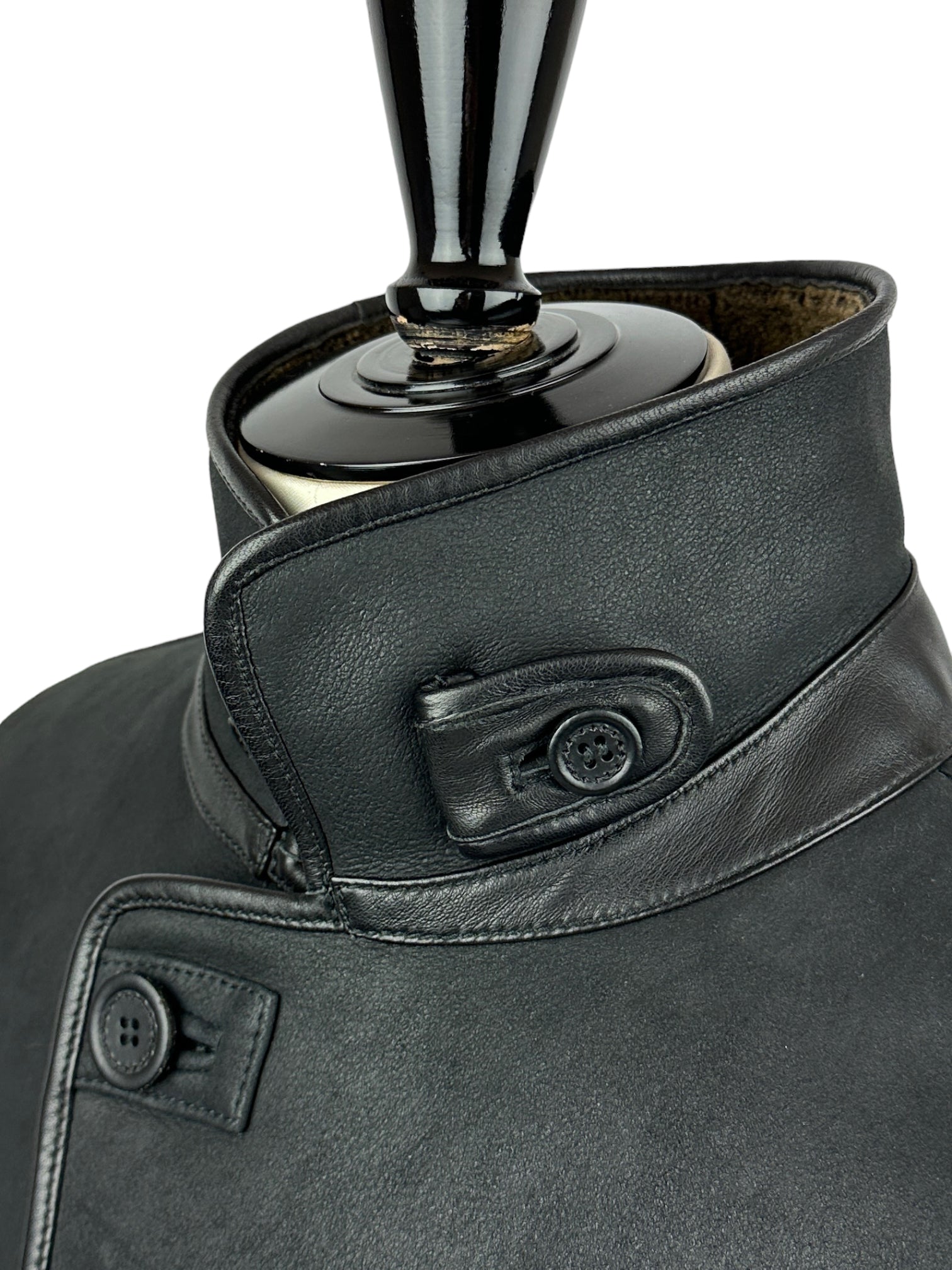 Ermenegildo Zegna Leather Shearling Coat