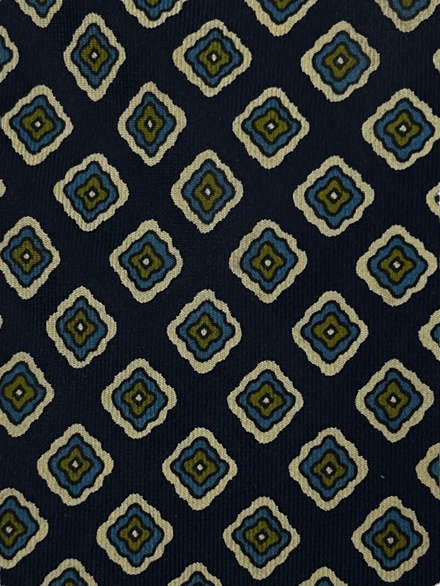 E.Marinella Blue and Green Floral Tie