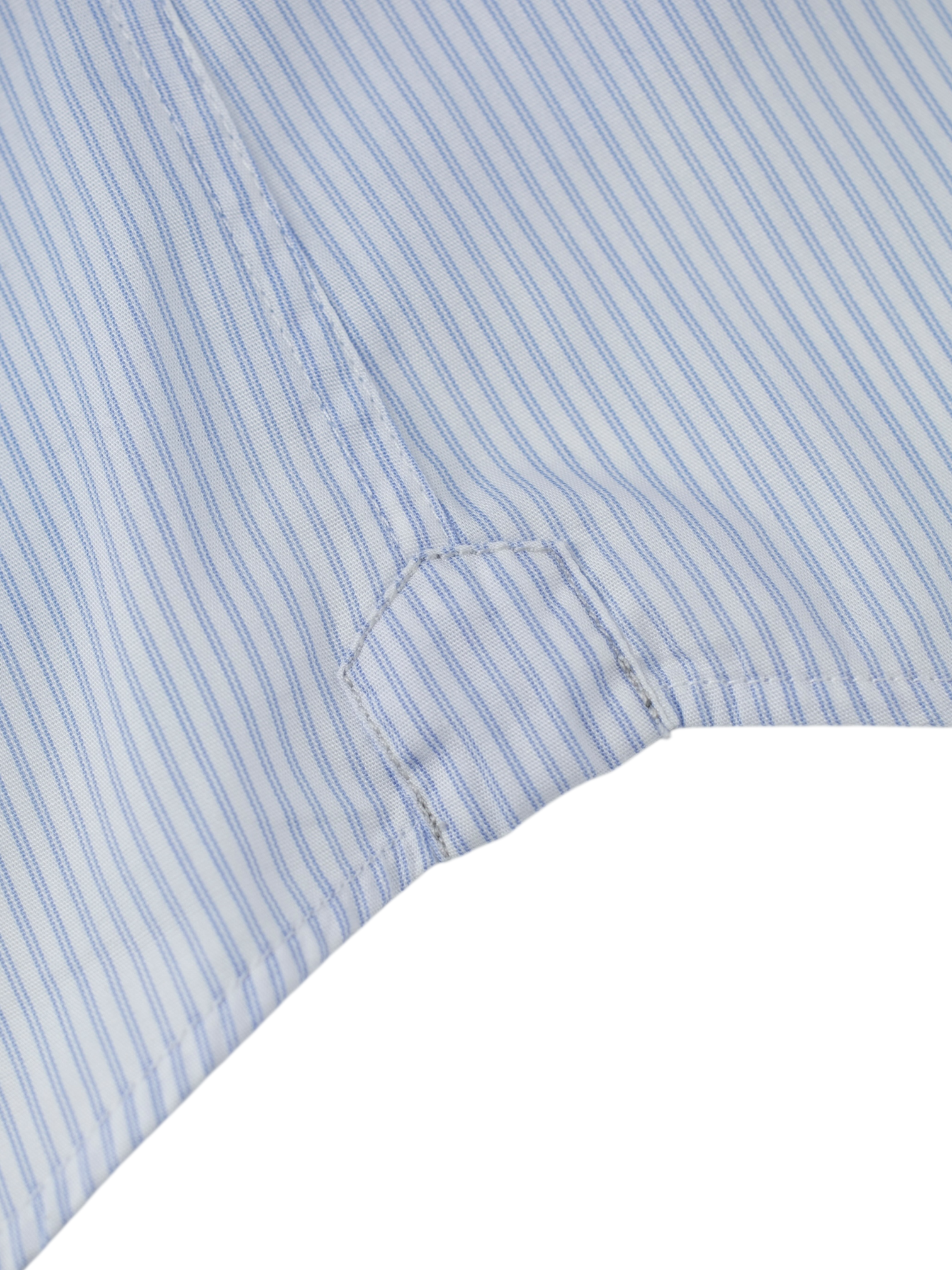 Brunello Cucinelli Light Blue Slim-Fit Pinstripe Button-Down Shirt