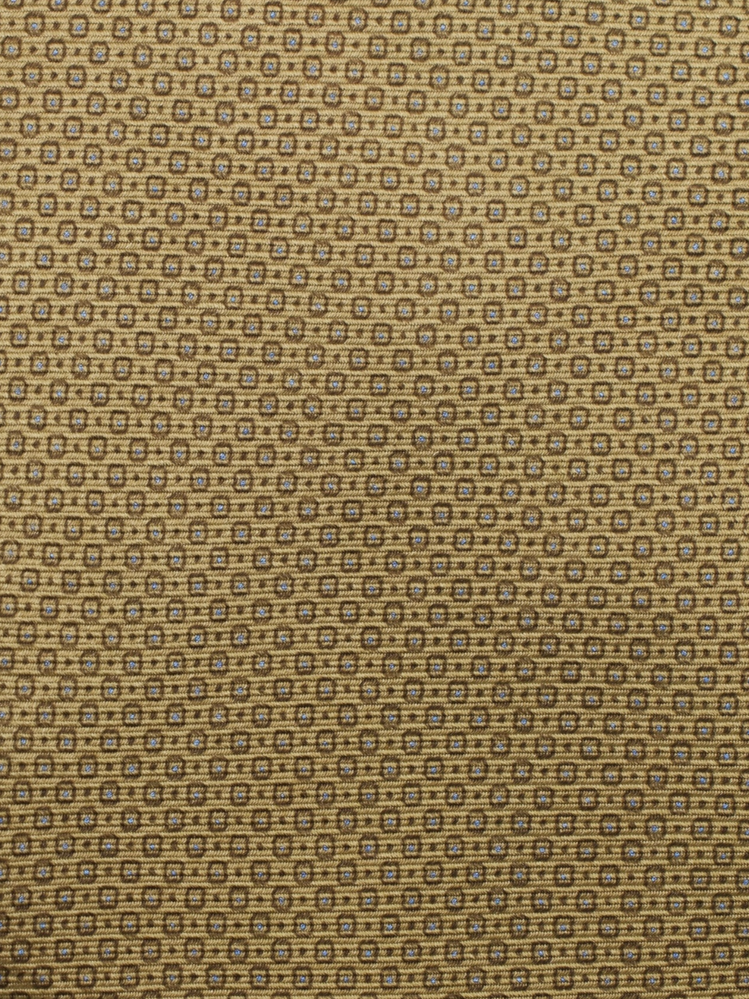 Luigi Borrelli 5-Fold Gold Silk Micro-Pattern Tie