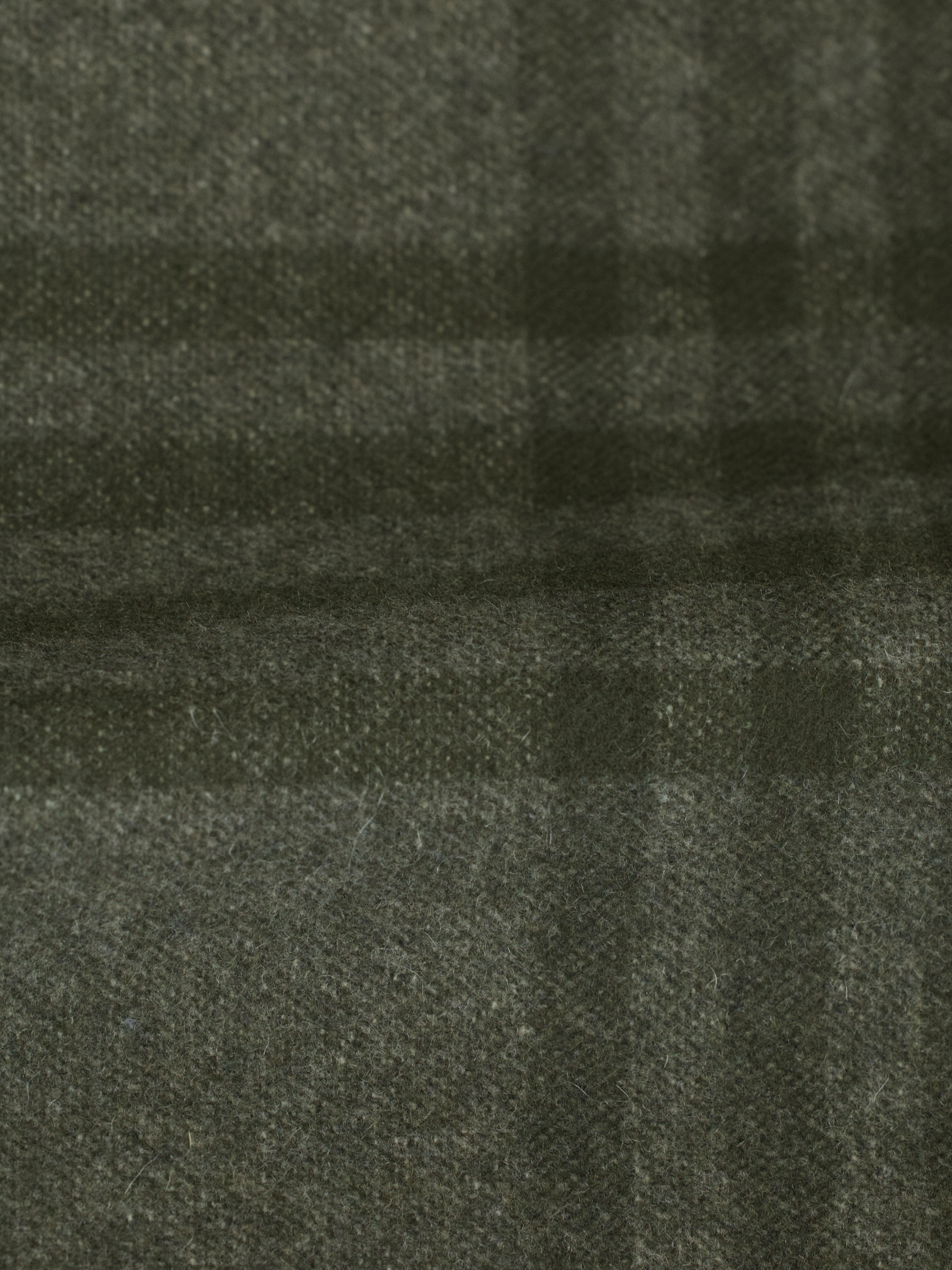Kiton Olive Green Pure Cashmere Tartan-Check Jacket