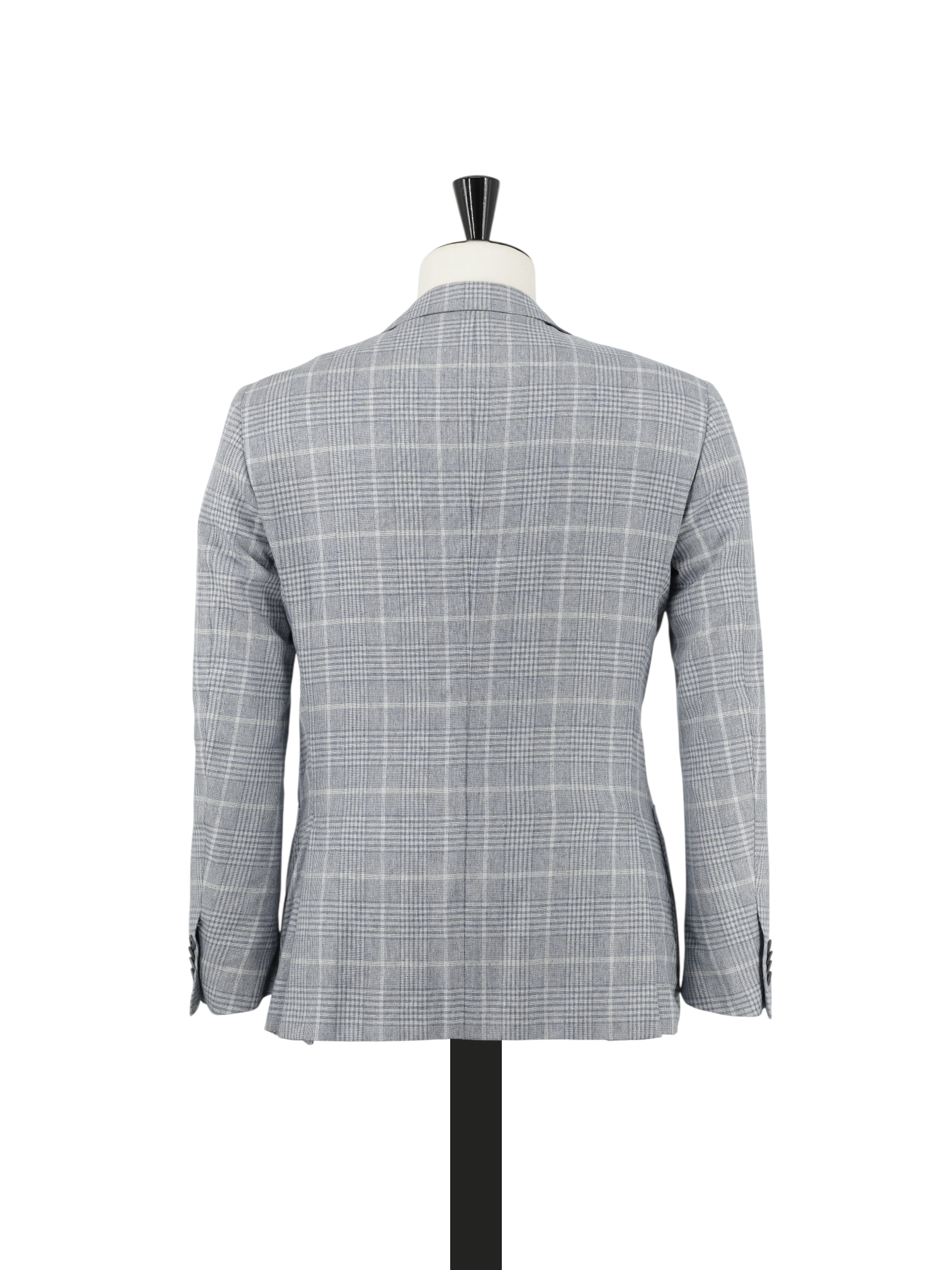 Corneliani Light Grey Pure-Silk Prince of Wales Jacket