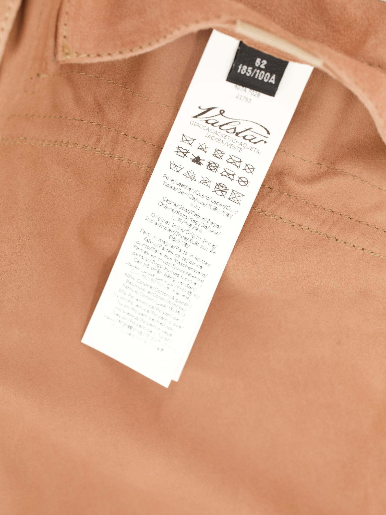 Valstar Rosé Goat-Leather Suéde Bomber Jacket