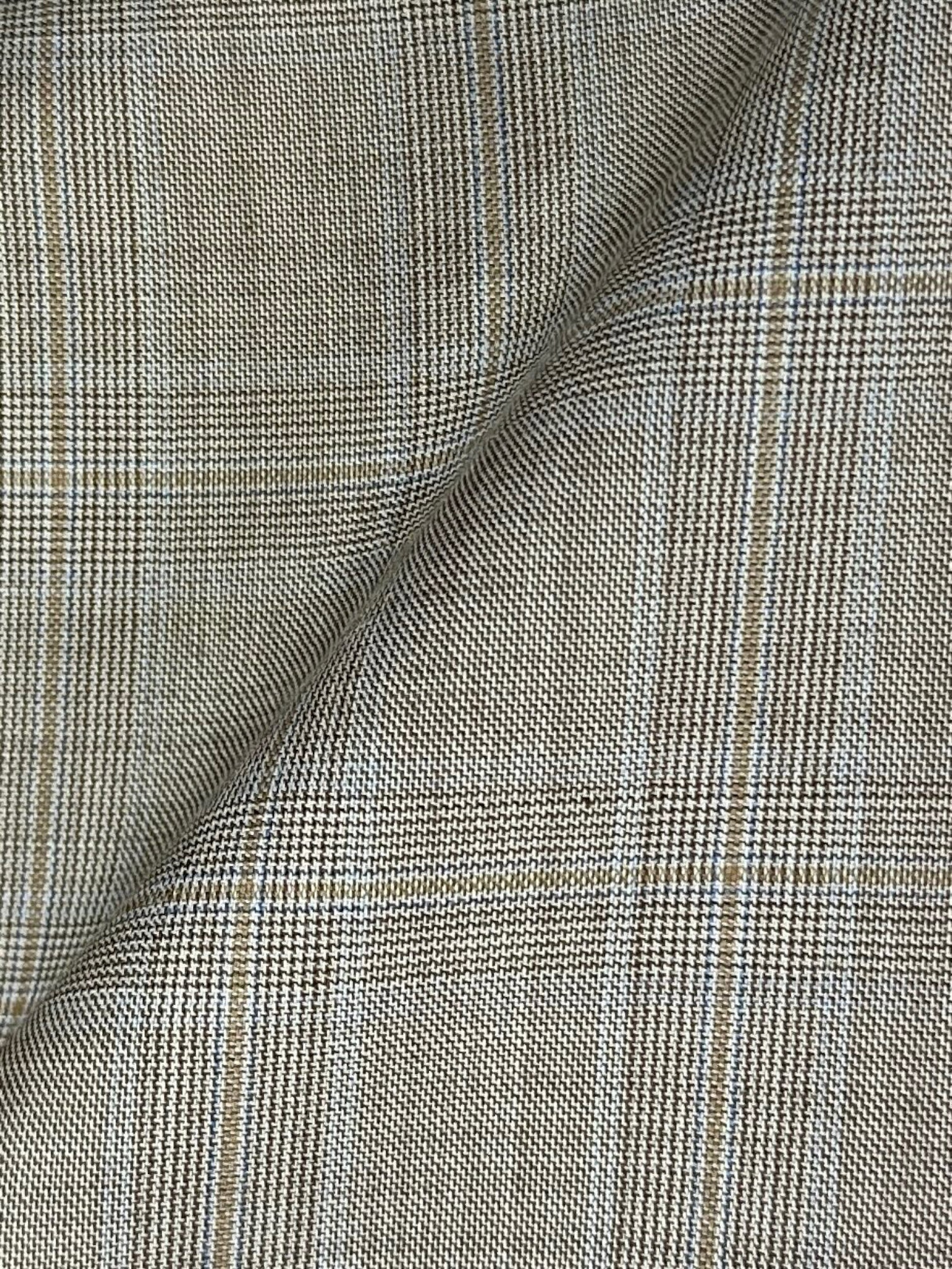 Brioni Light Grey Nomentano Prince of Wales Suit