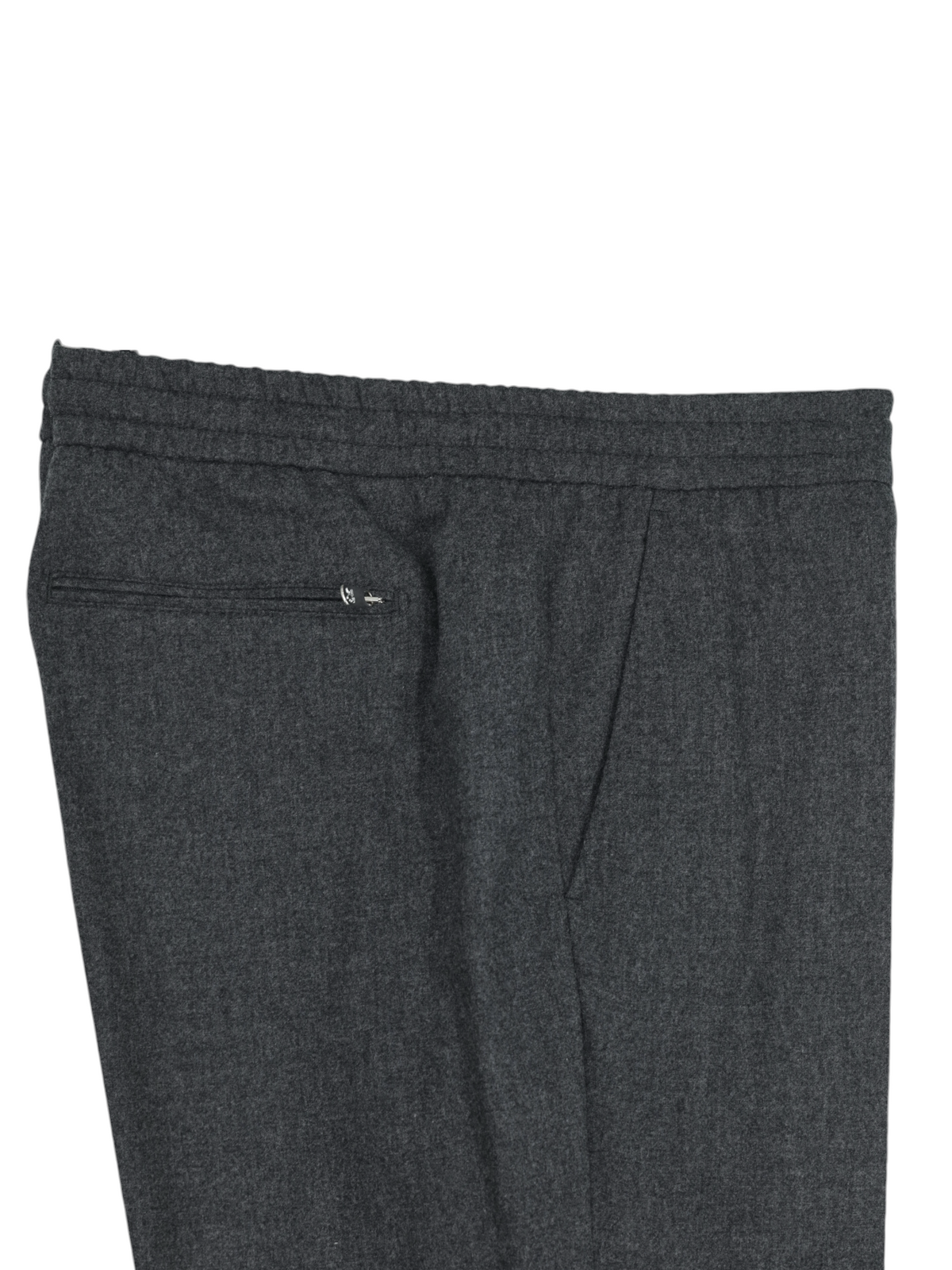 Marco Pescarolo Grey Wool, Cashmere & Stretch Flannel Zip-Up Luxury Set