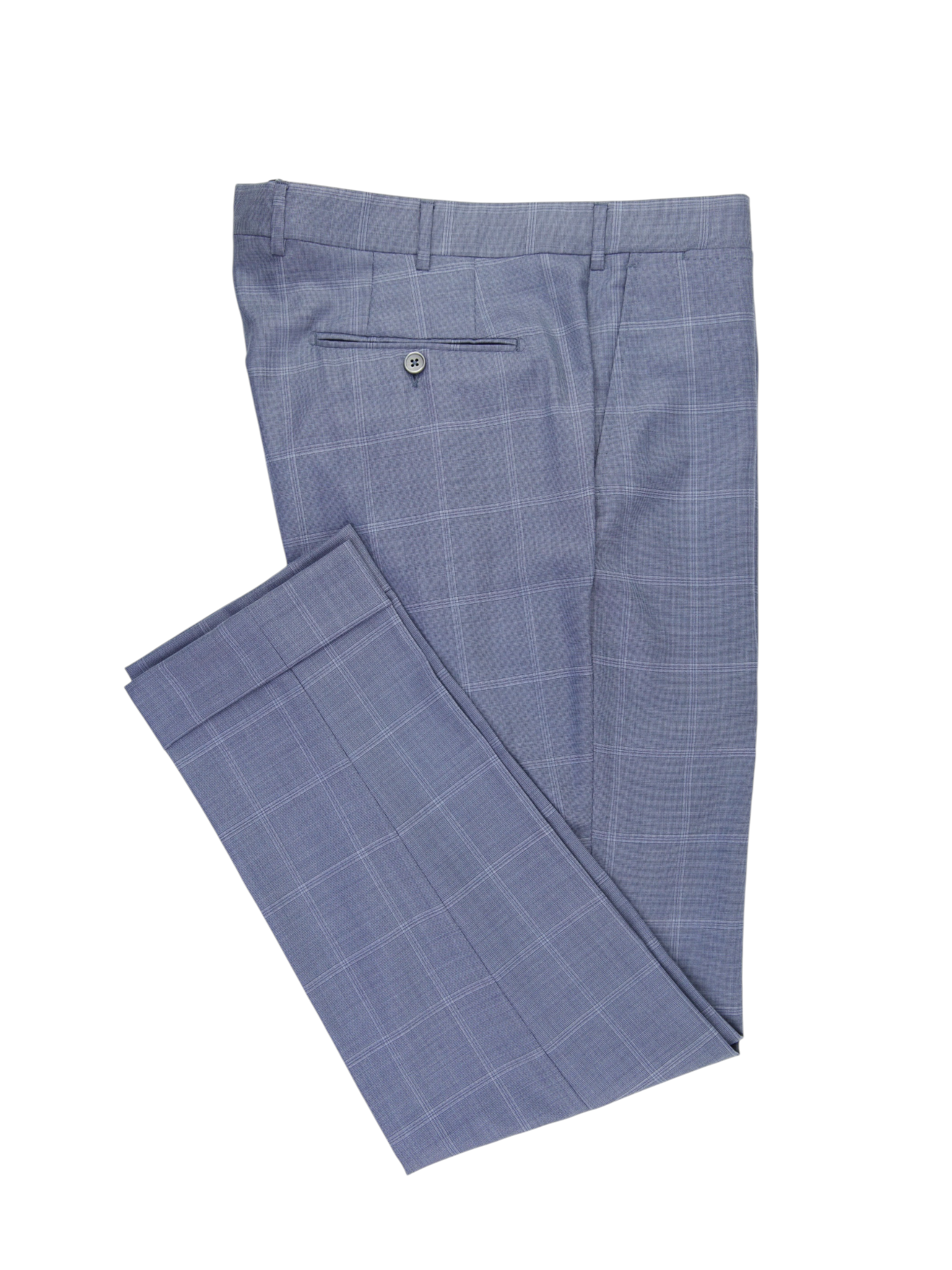 Ermenegildo Zegna Steel Blue 15 MilMil 15 Windowpane Suit