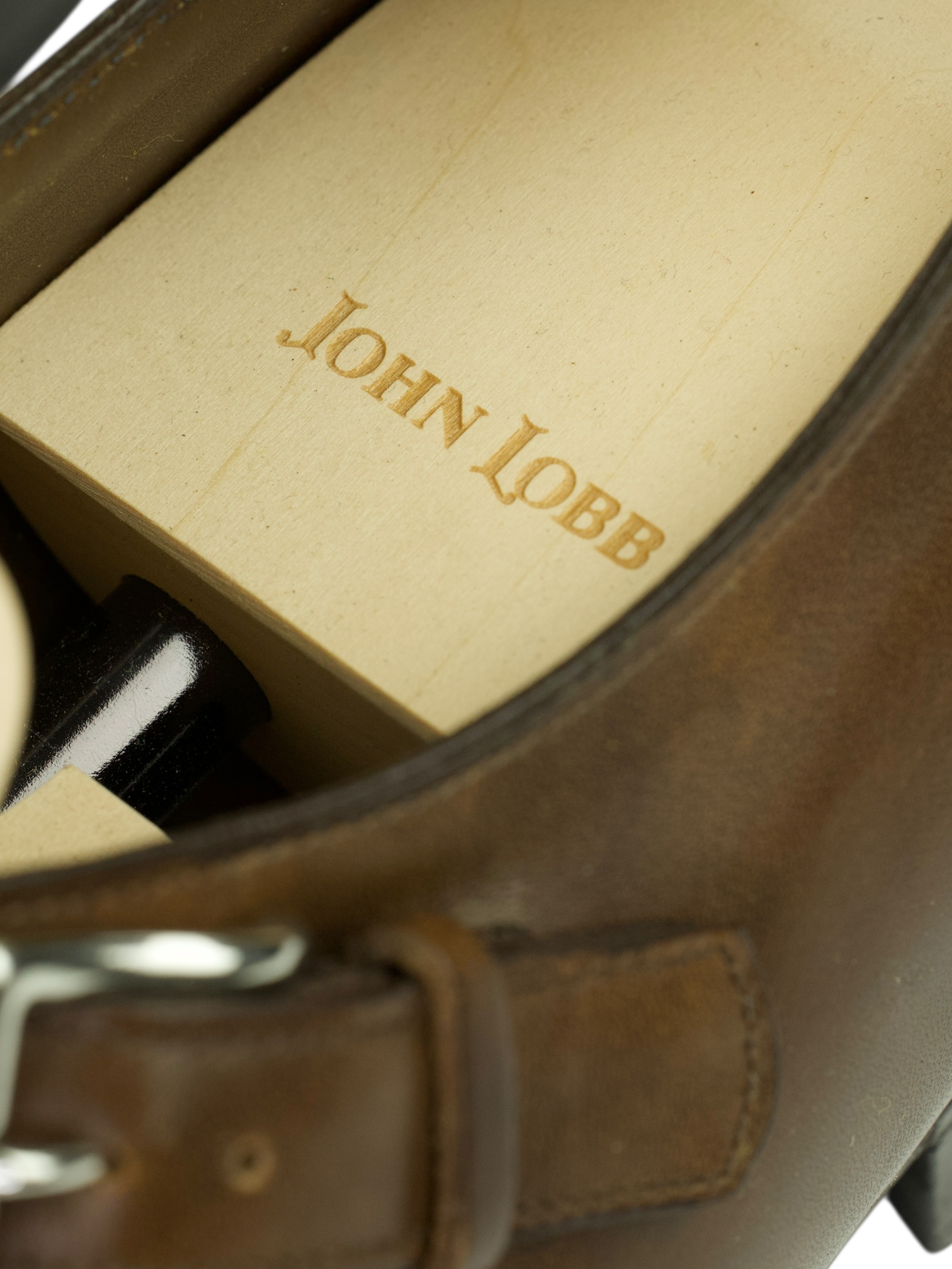 John Lobb Brown Museum-Calfleather Chapel Double-Monk Straps