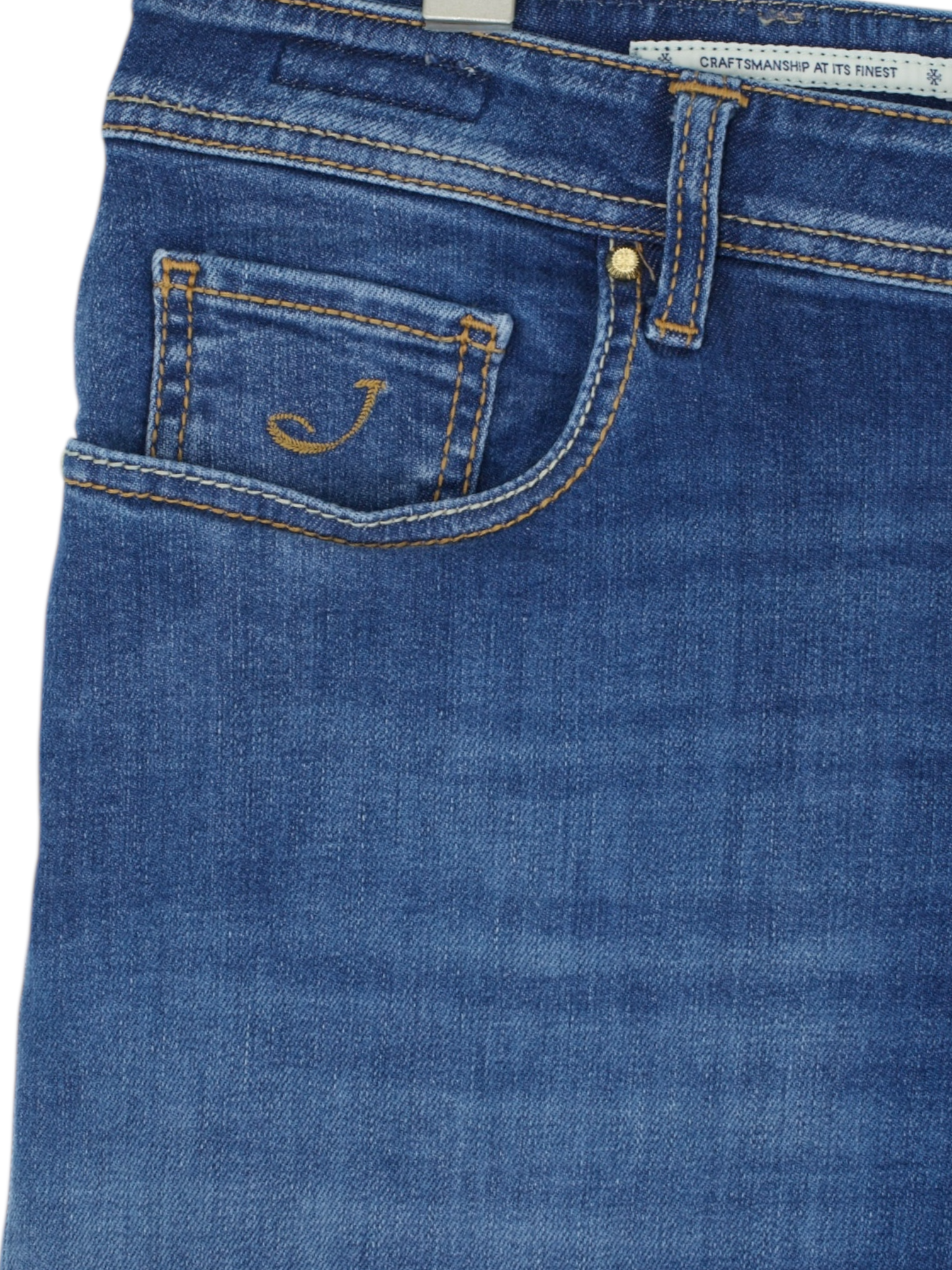 Jacob Cohen Blue Cotton-Stretch Twill Bard LTD Jeans