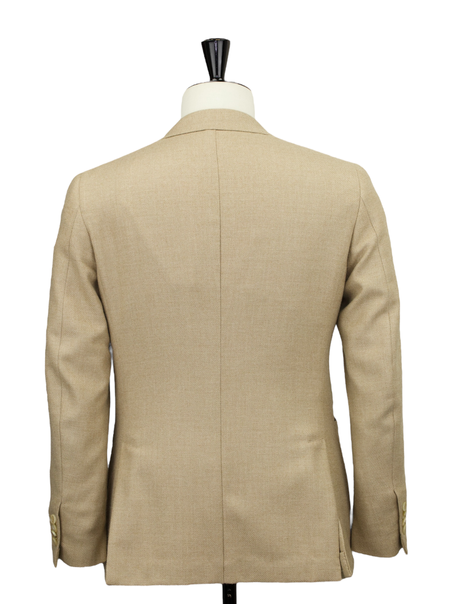 Isaia Camel Brown Wool & Cashmere Twill Jacket