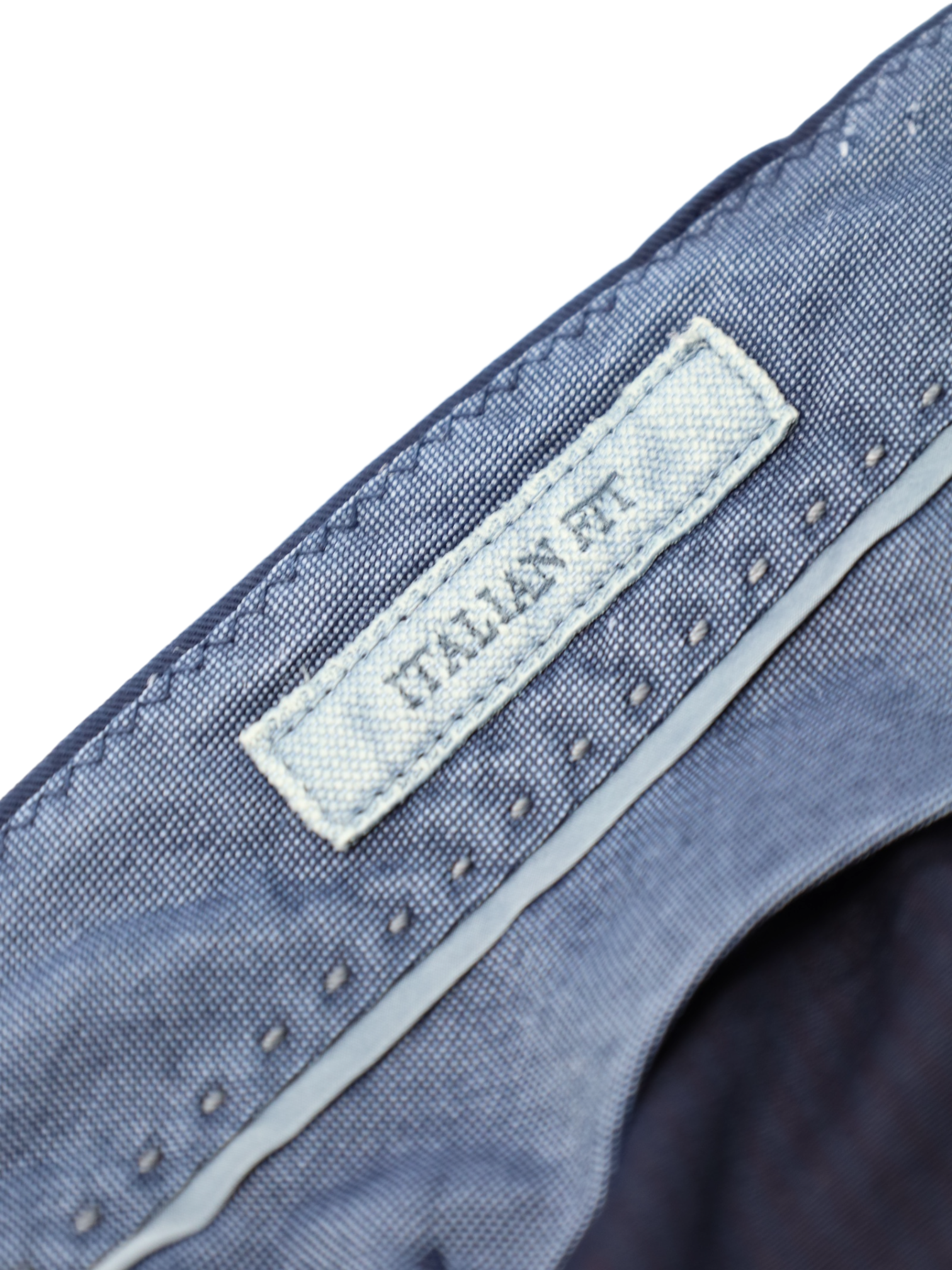 Brunello Cucinelli Navy Cotton & Elastane Italian Fit Chino