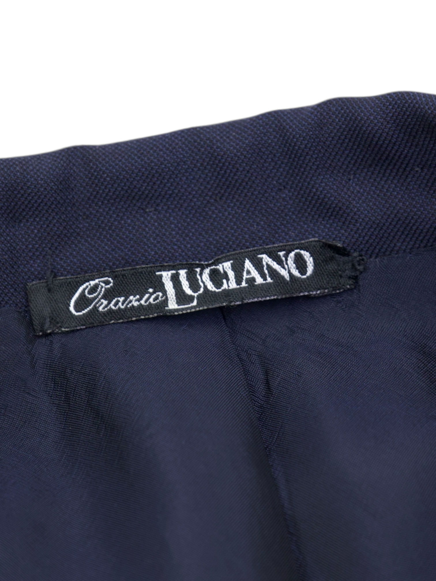 Orazio Luciano Navy Birdseye Suit