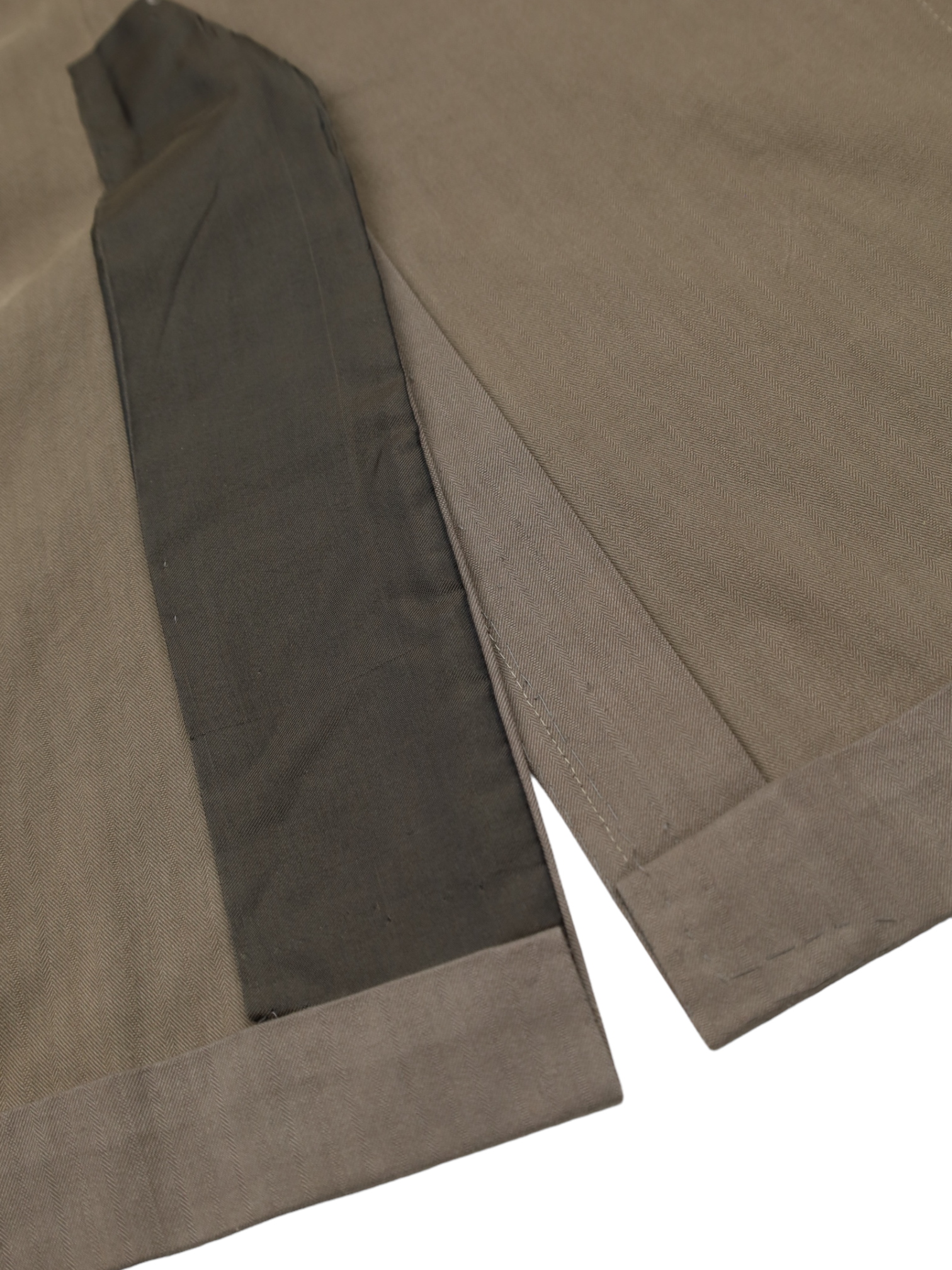 Kiton Brown Cotton Summer Suit