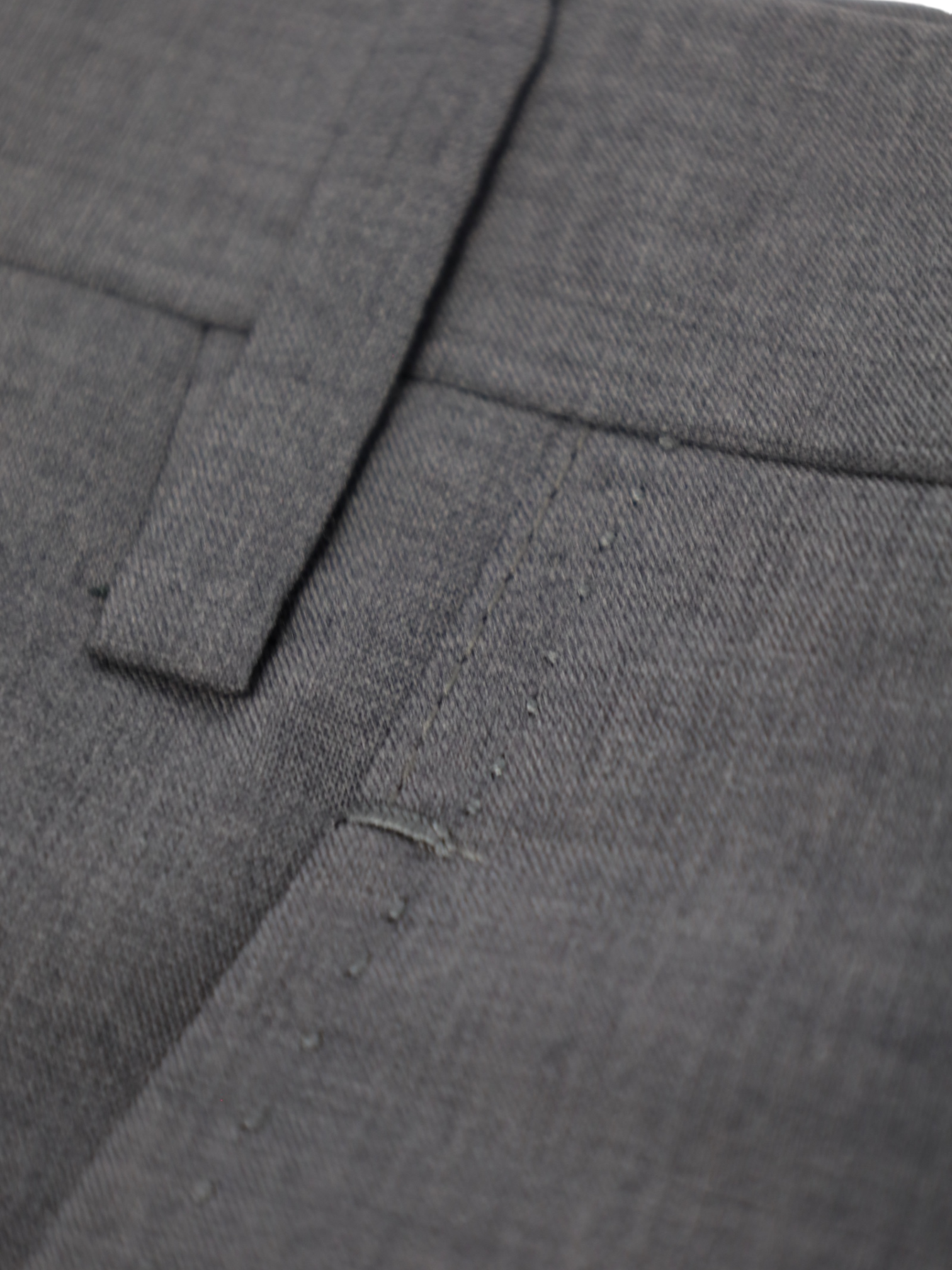 Kiton Light Grey 14-Micron Trousers