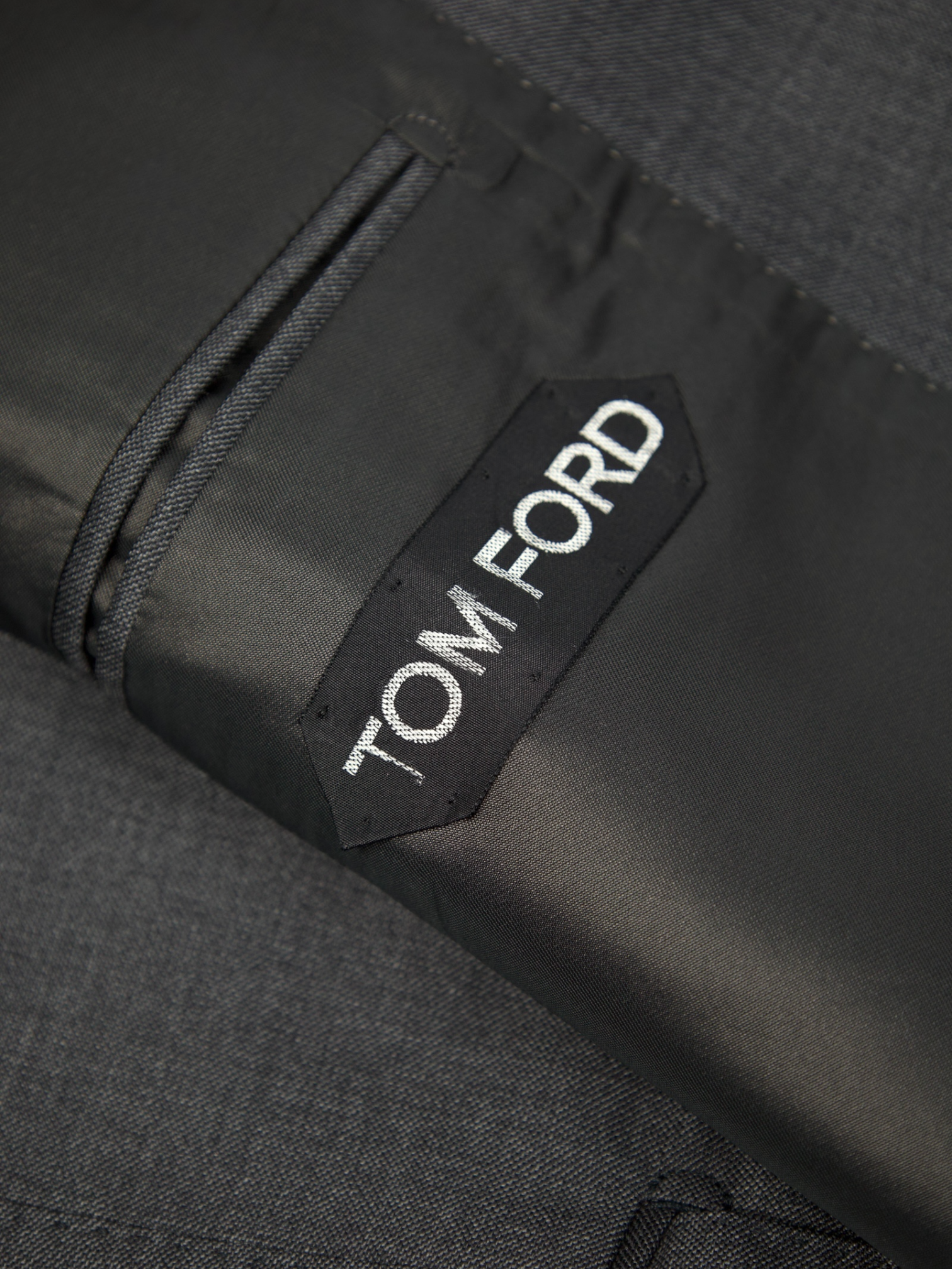 Tom Ford Light Grey Sharkskin Shelton Suit