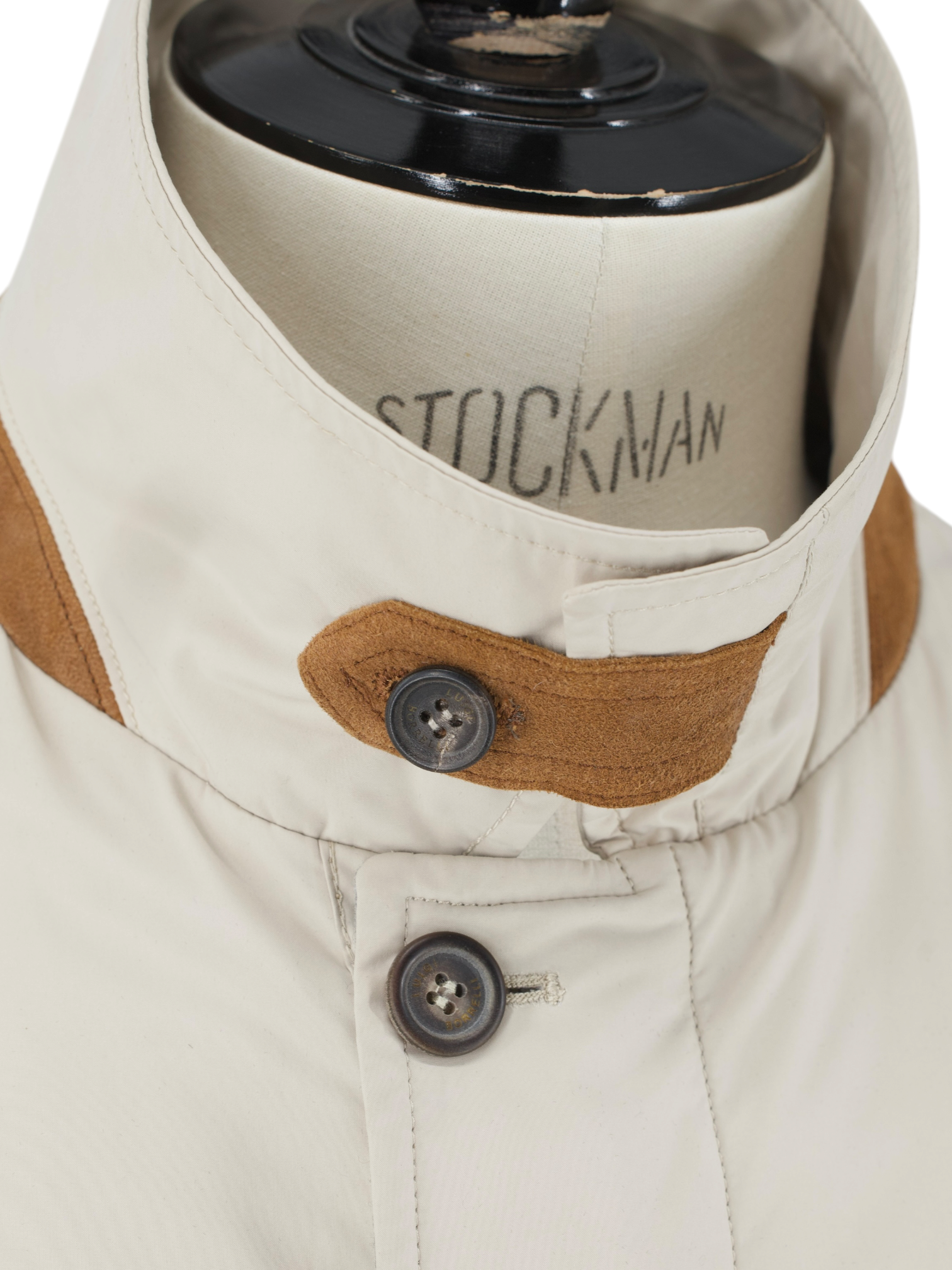 Luigi Borrelli Beige Softshell Neapolitan Trenchcoat