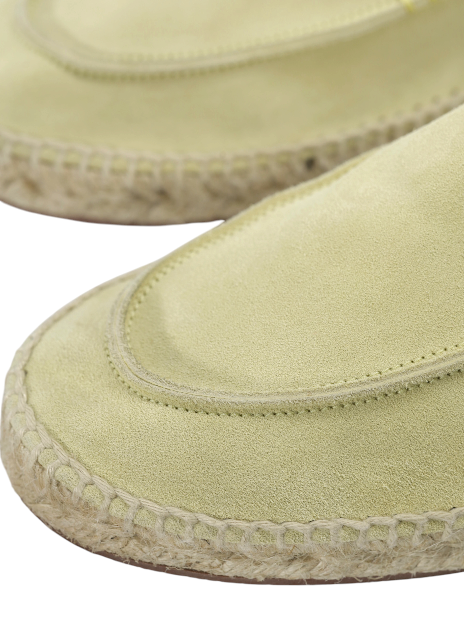 Loro Piana Beige-Yellow Suede Seaside Walk Espadrilles