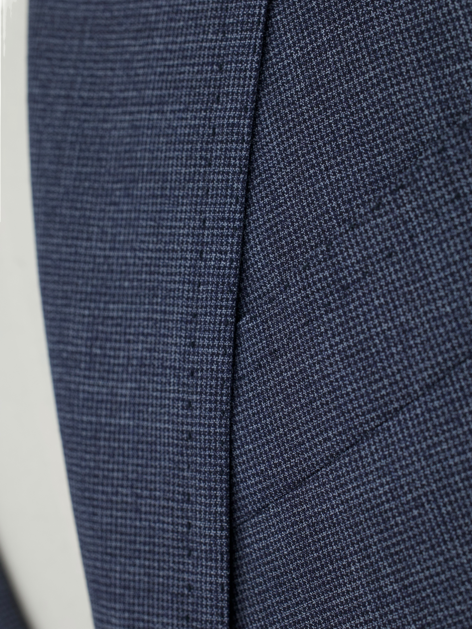 Cesare Attolini Steel Blue Super 150's Puppytooth Jacket