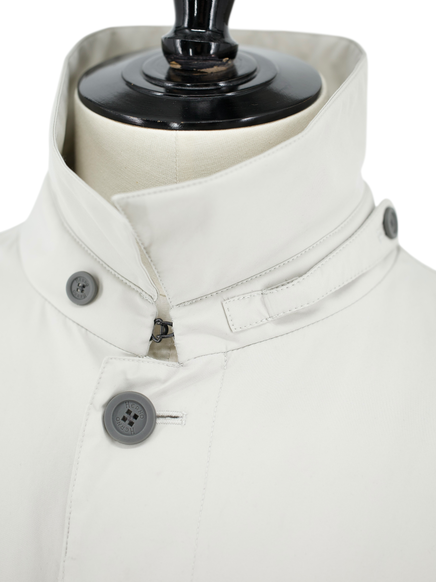 Herno Beige Laminar Gore-Tex Lightly-Padded Dover Carcoat