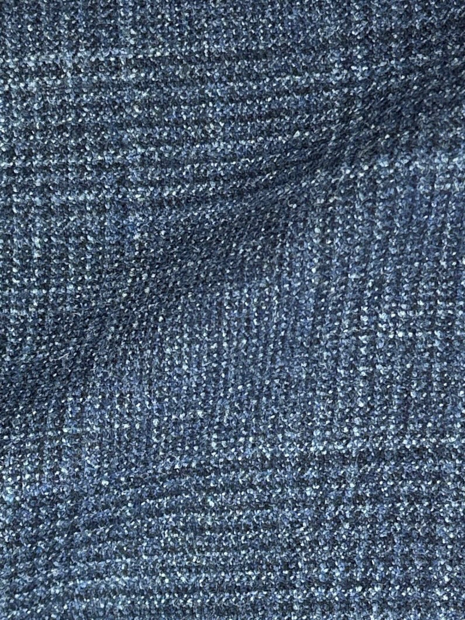 Cesare Attolini Denim Blue Wool, Silk & Cashmere Jacket