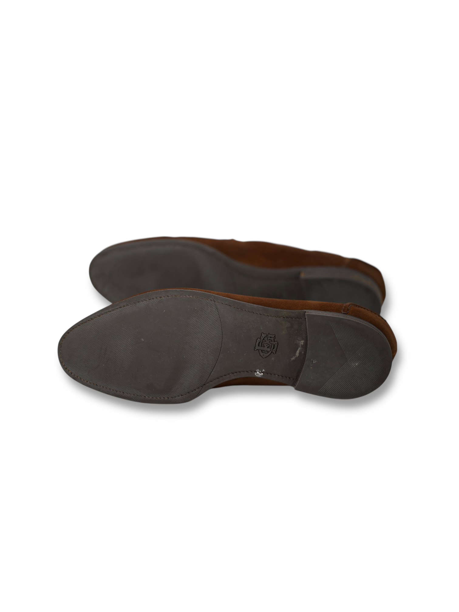 Edward Green Brown Snuff Suede Belgravia Tassel Loafer